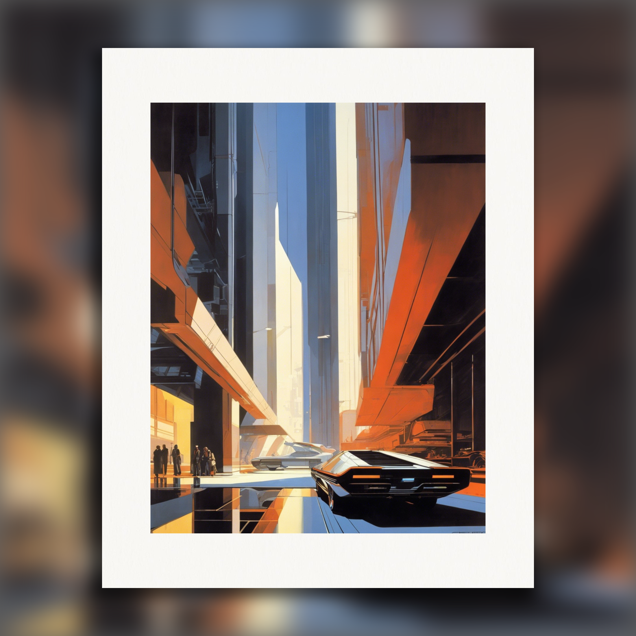 Design industriale americano futuristico - Poster