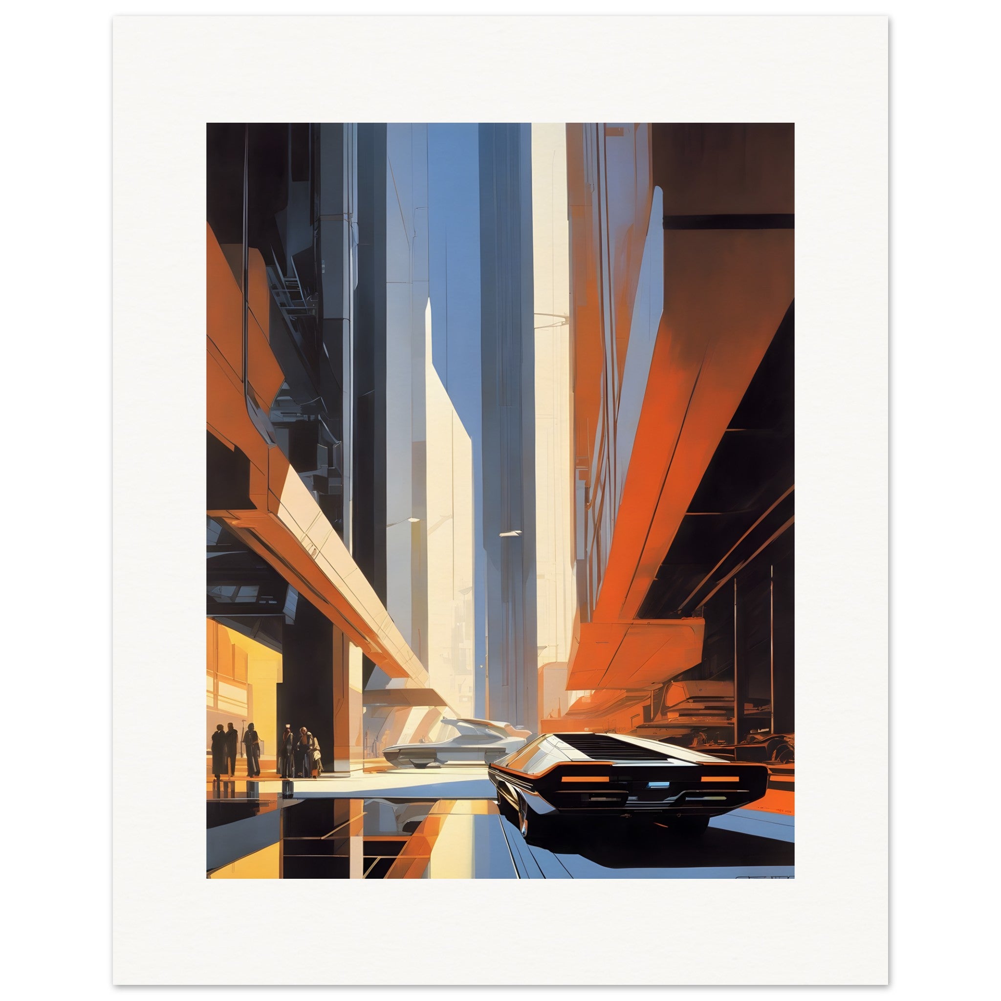 Design industriale americano futuristico - Poster