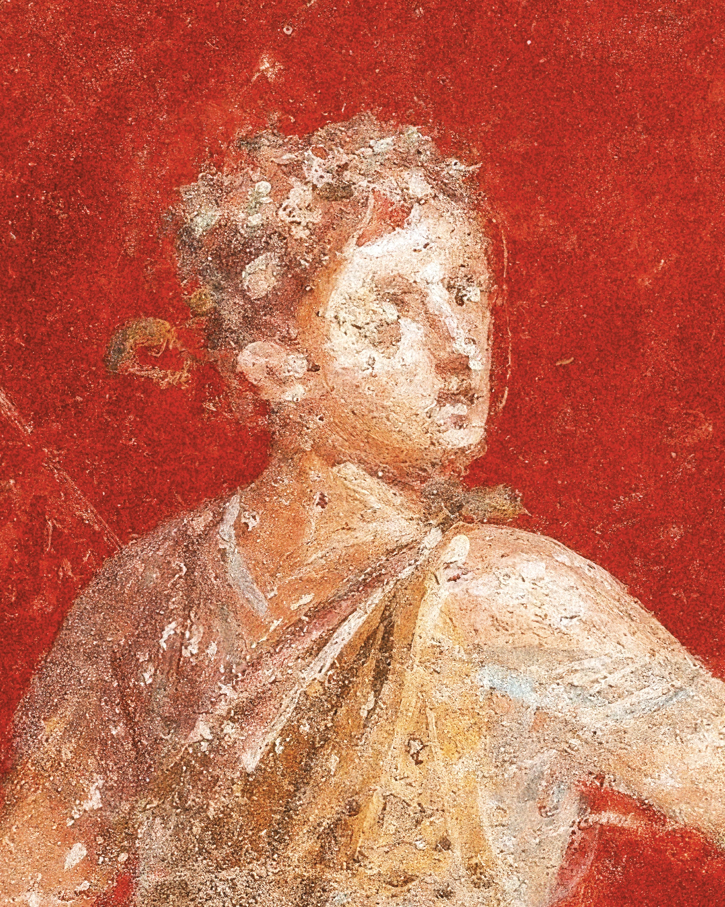 Flügeds Mänaden-Wandbild als Kunstdruck