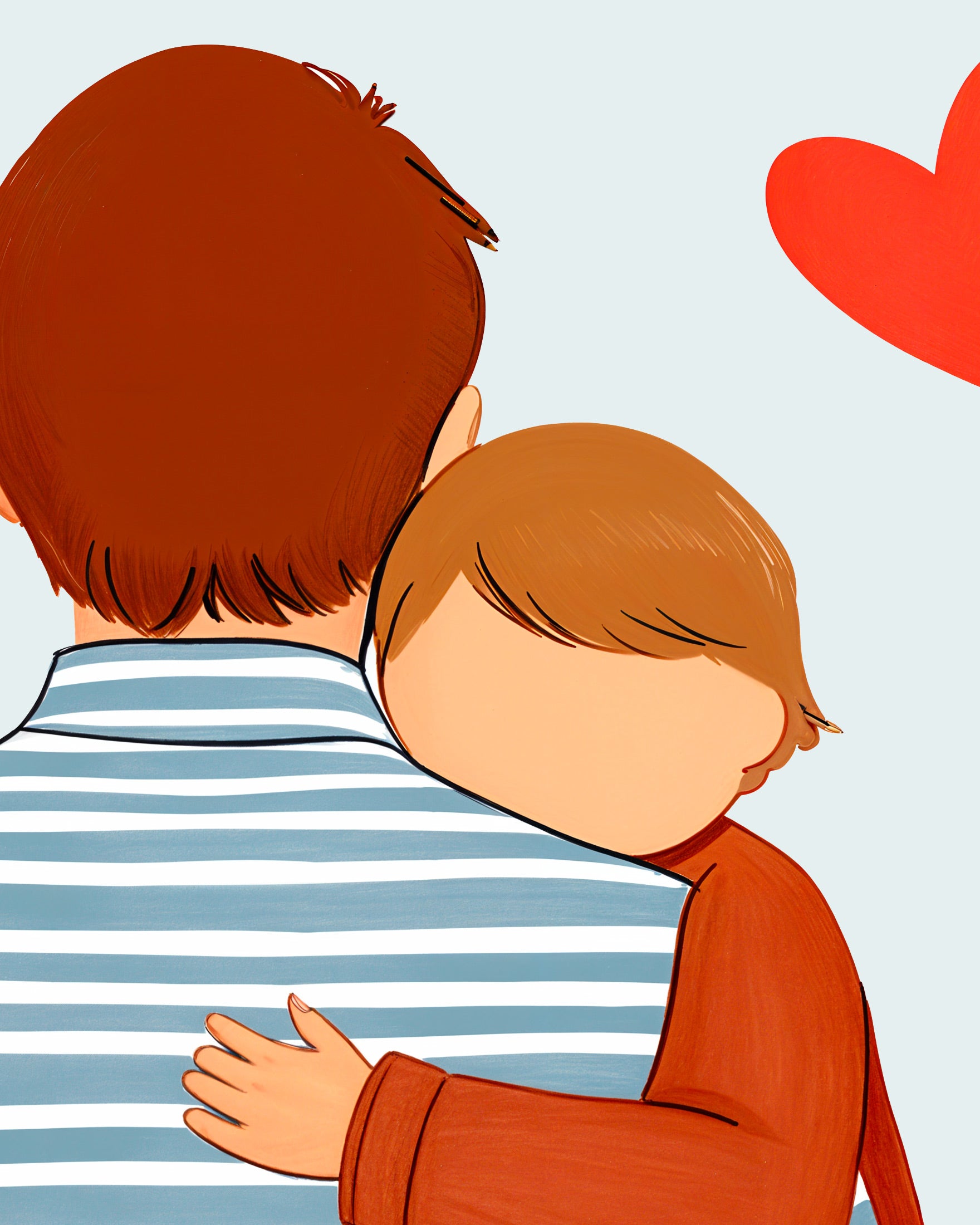 Je t'aime Papa, affiche personnalisée