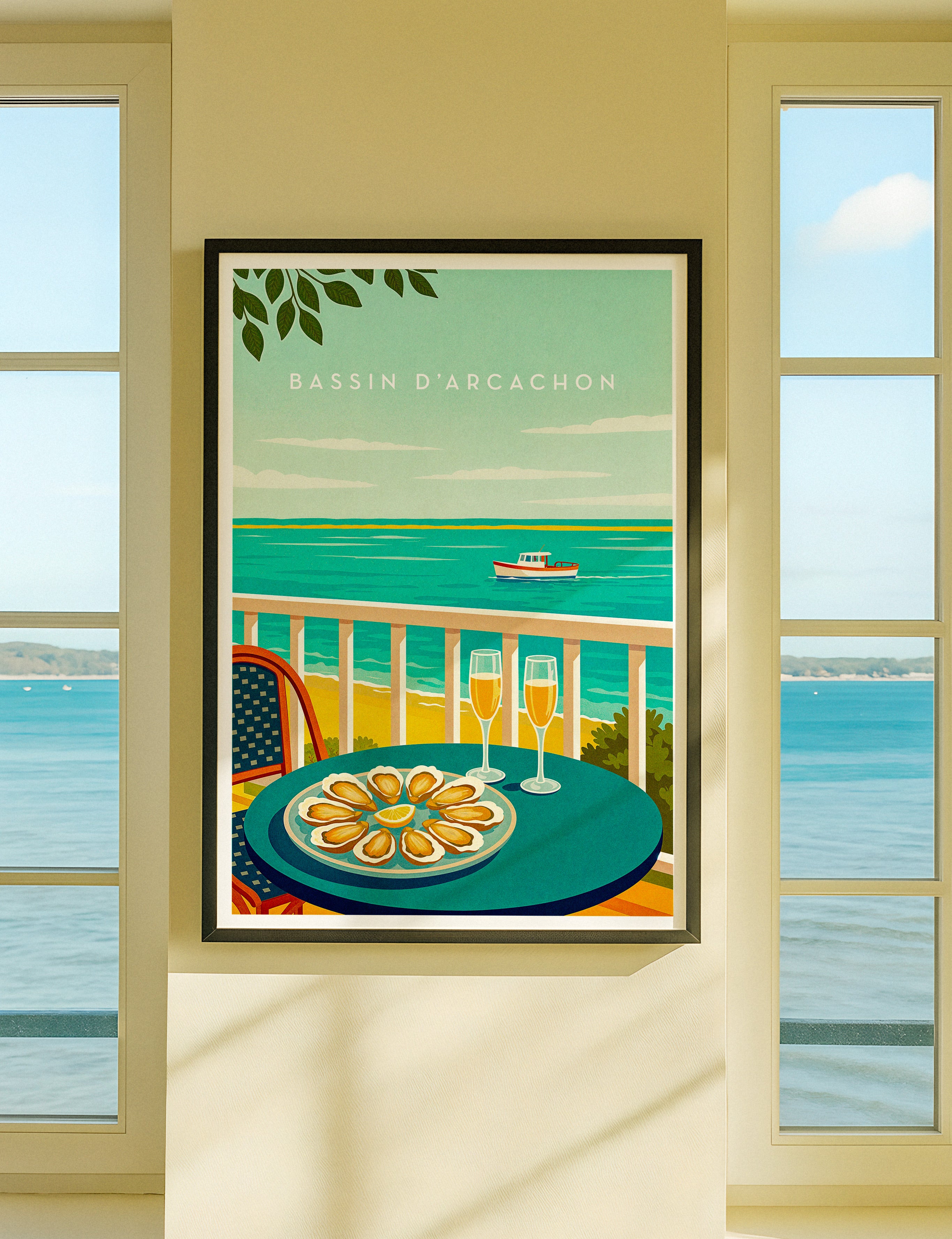 Affiche du bassin d'arcachon