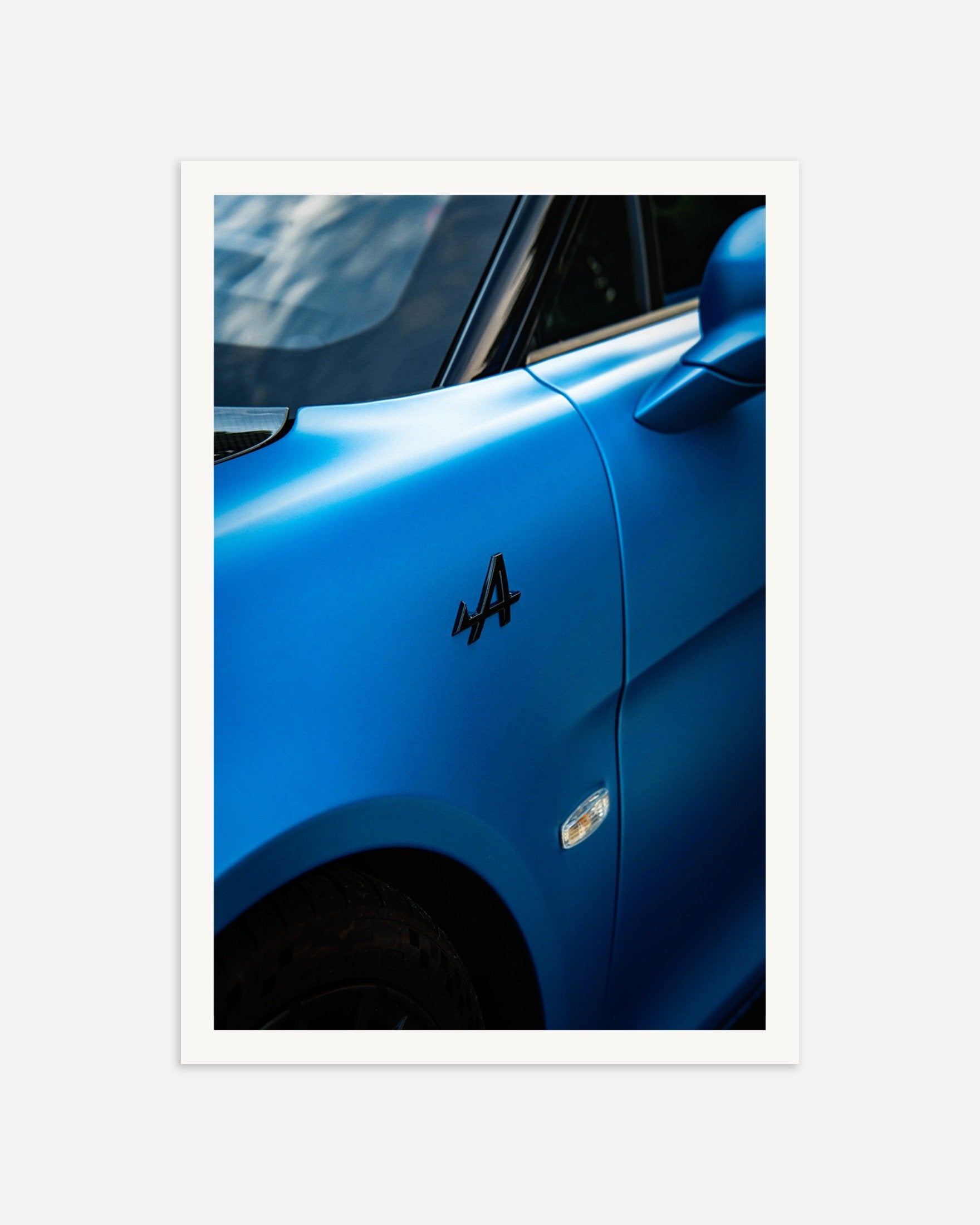 Poster of Alpine A110 Close-Up – Car Photography Poster, thumbnail