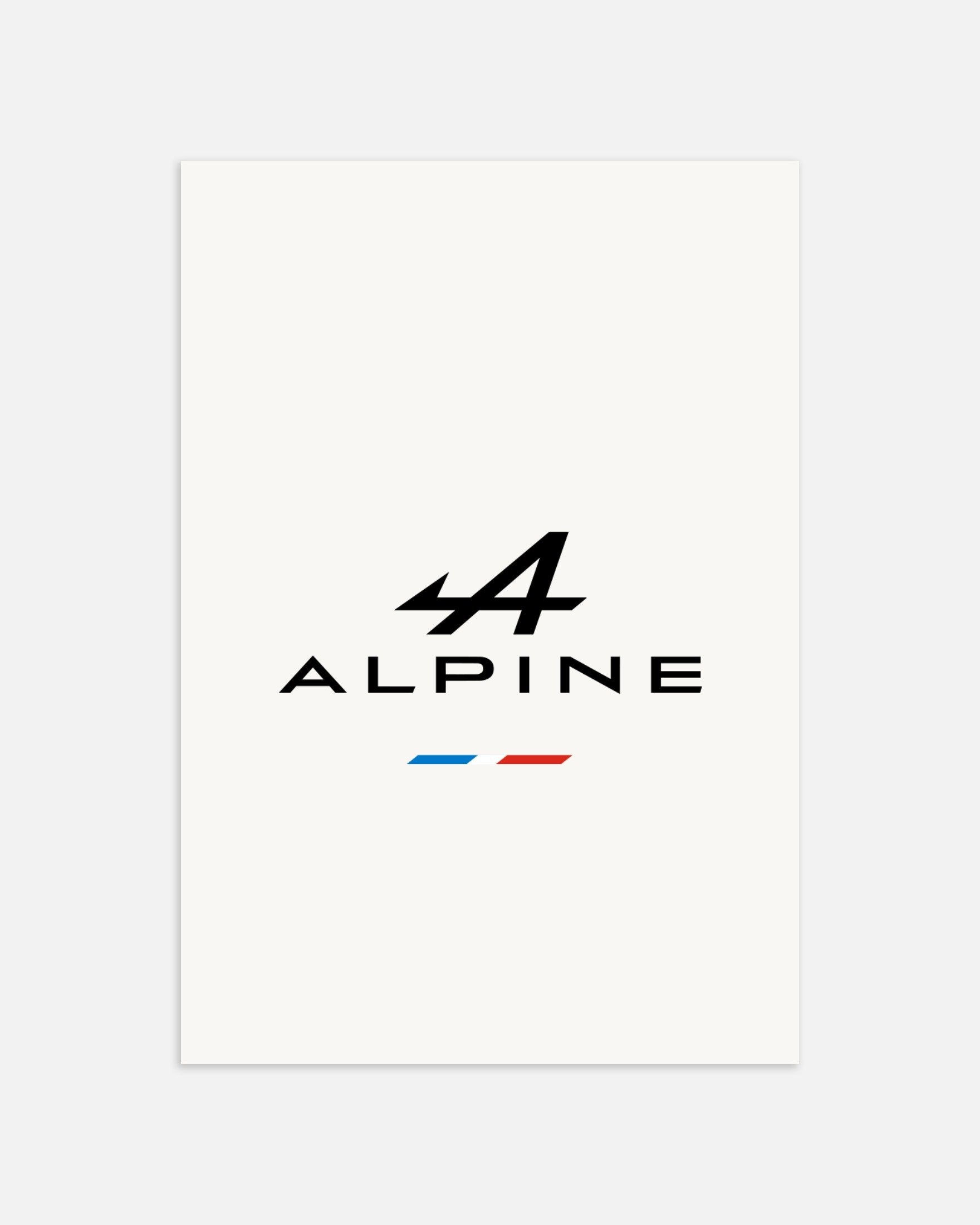 Poster of Alpine logo, thumbnail