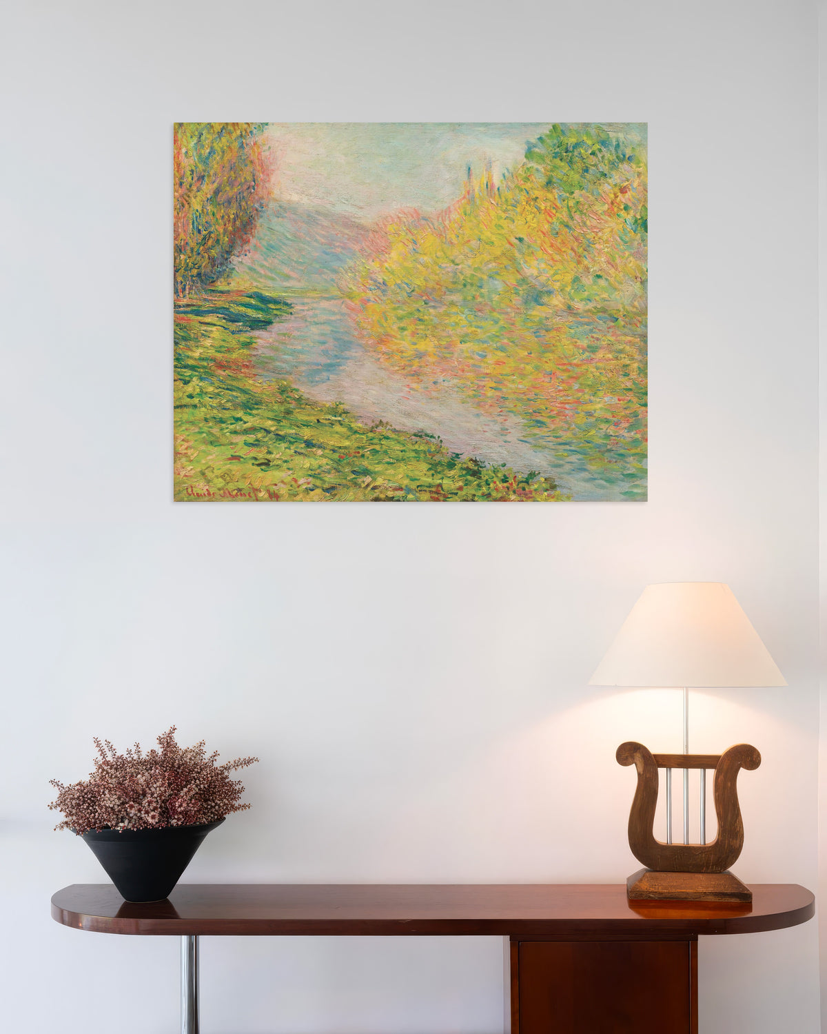 Affiche Automne à Jeufosse (1884) de Claude Monet