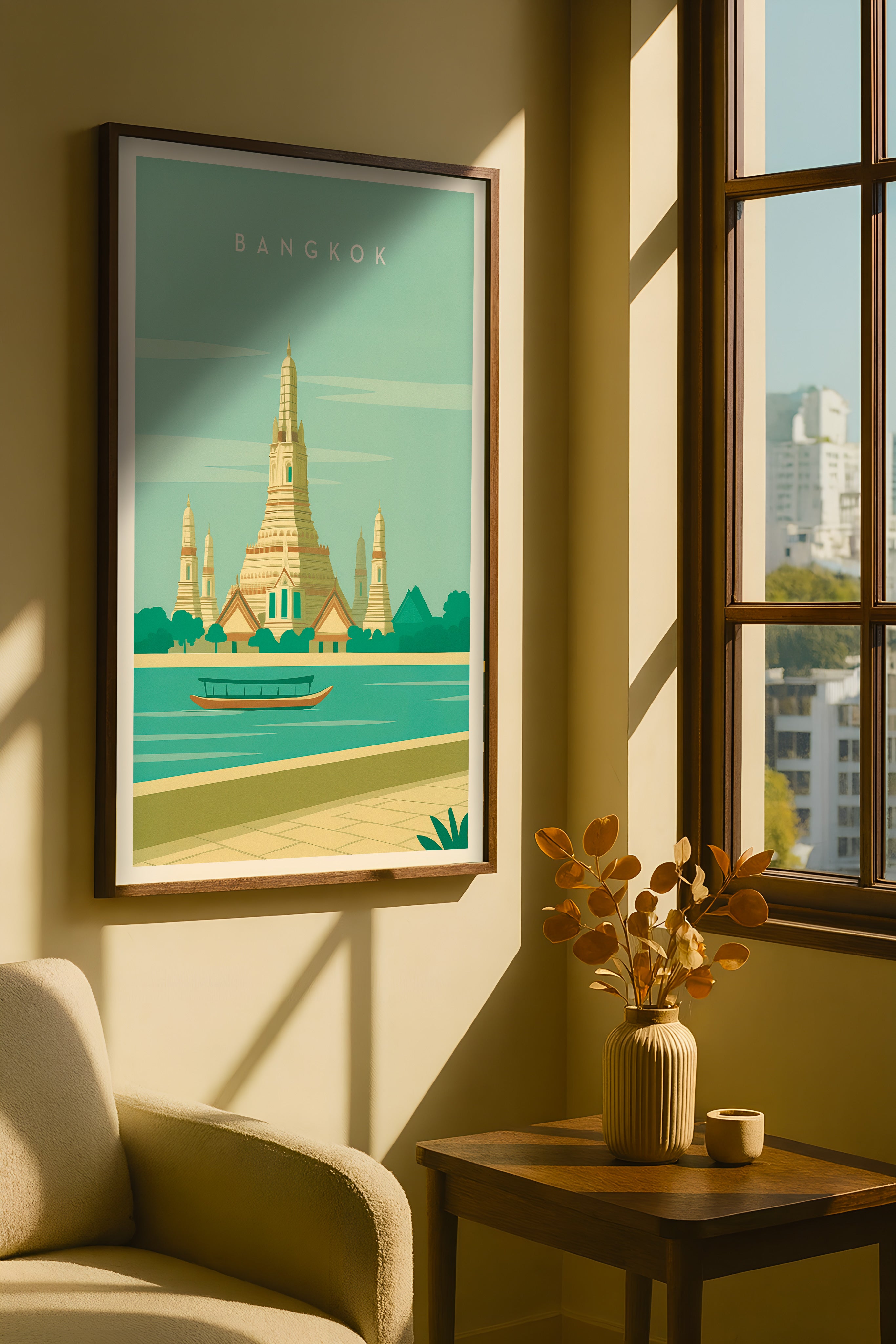 Affiche Murale Décorative Bangkok