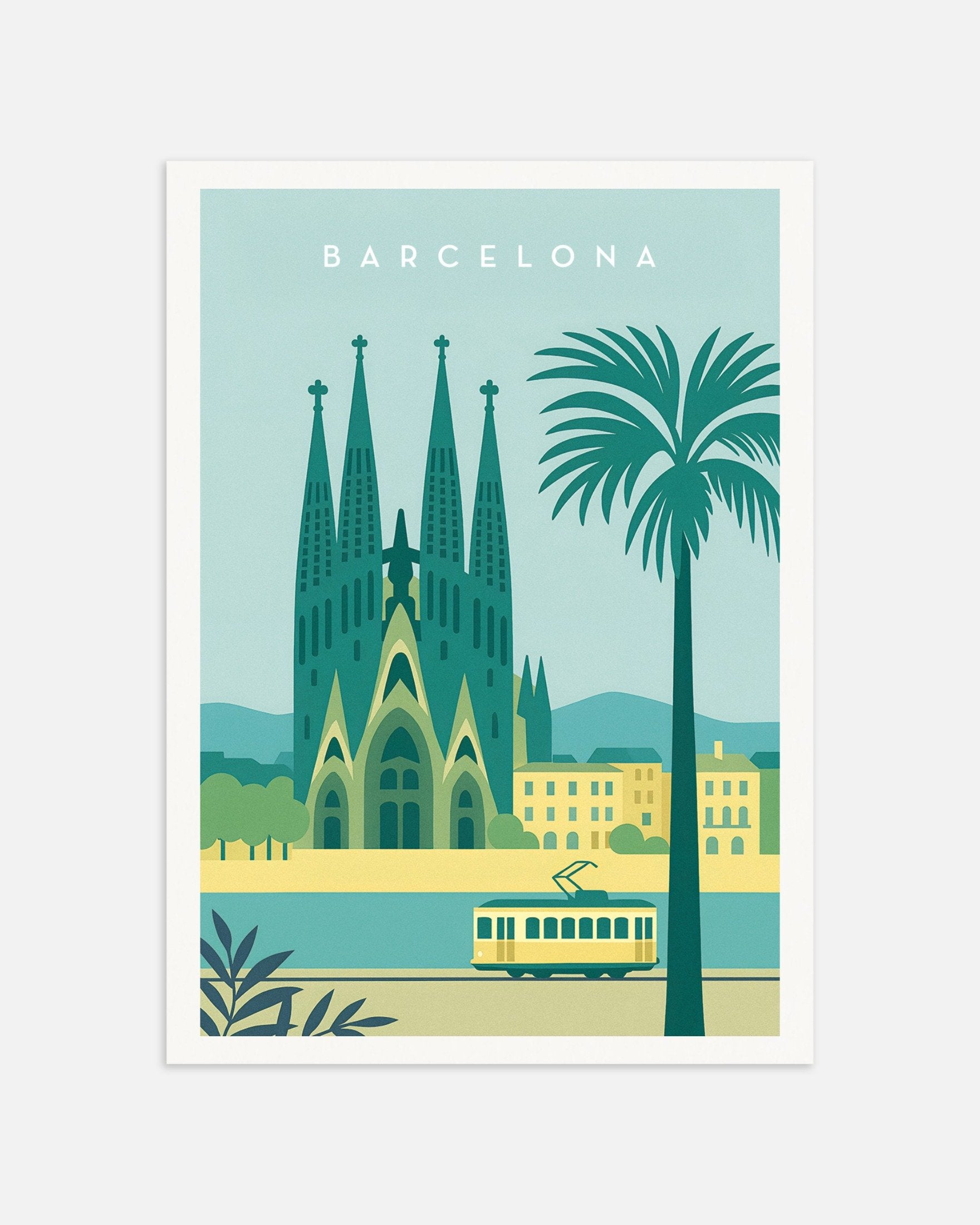 Poster of Barcelona Sagrada Família Wall Art Print, thumbnail