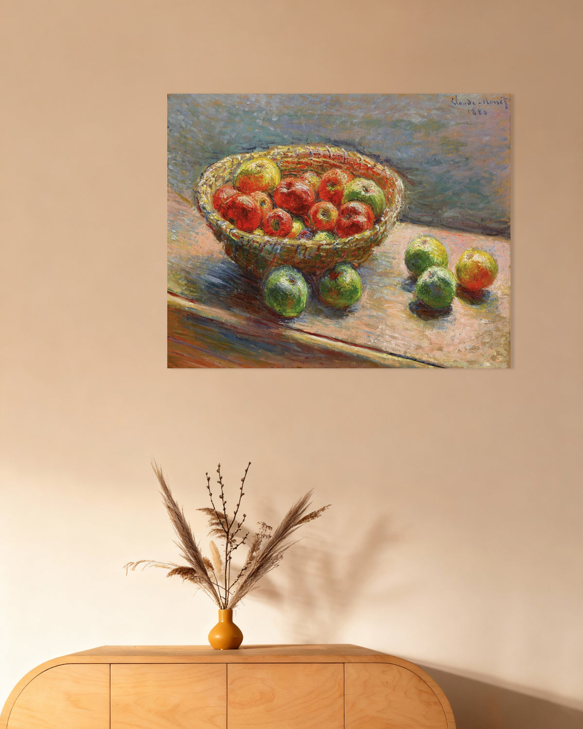 Affiche Le Panier de pommes (1880) de Claude Monet
