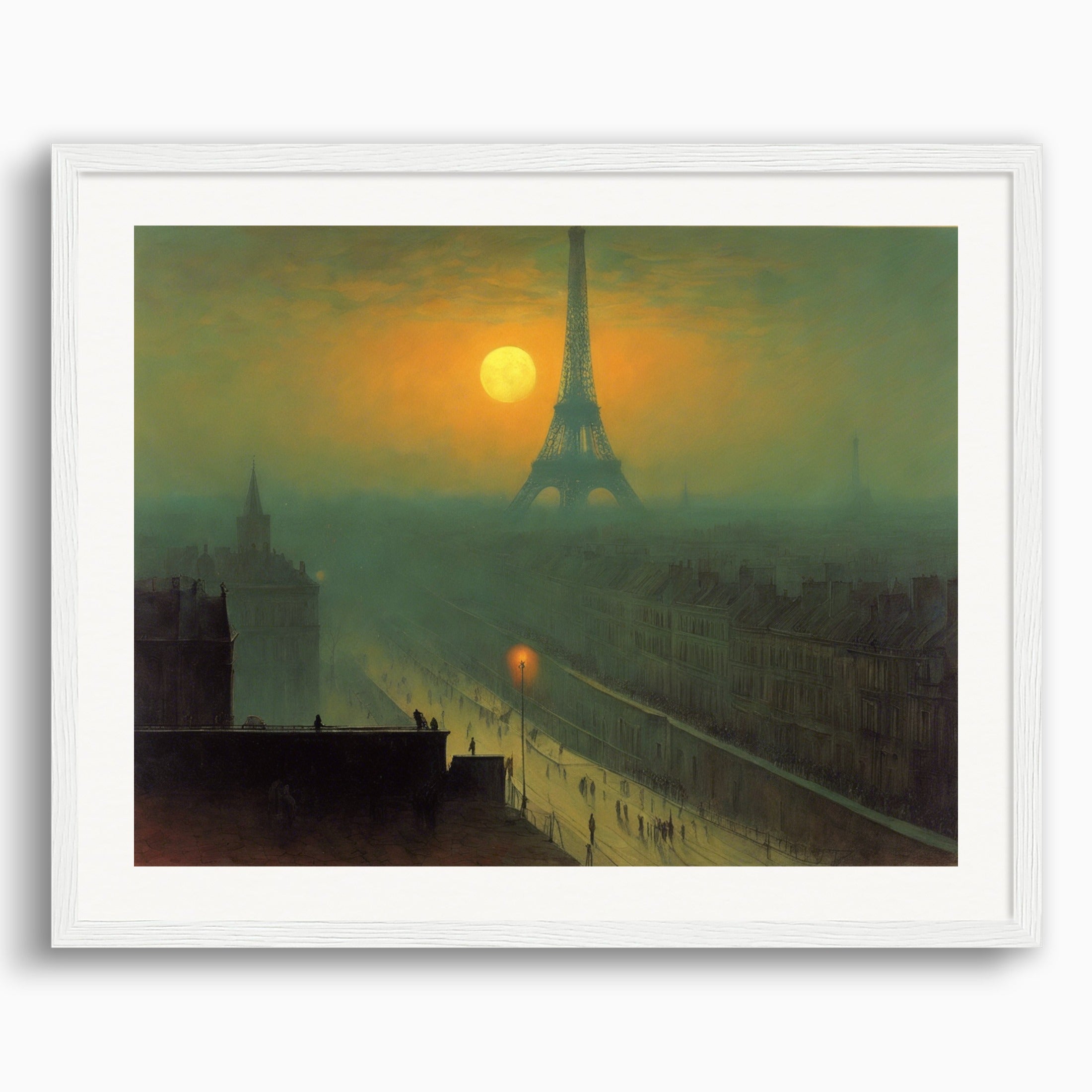 Poster: Illustration of deinforced, atmospheric, dark and mystical band illustration,