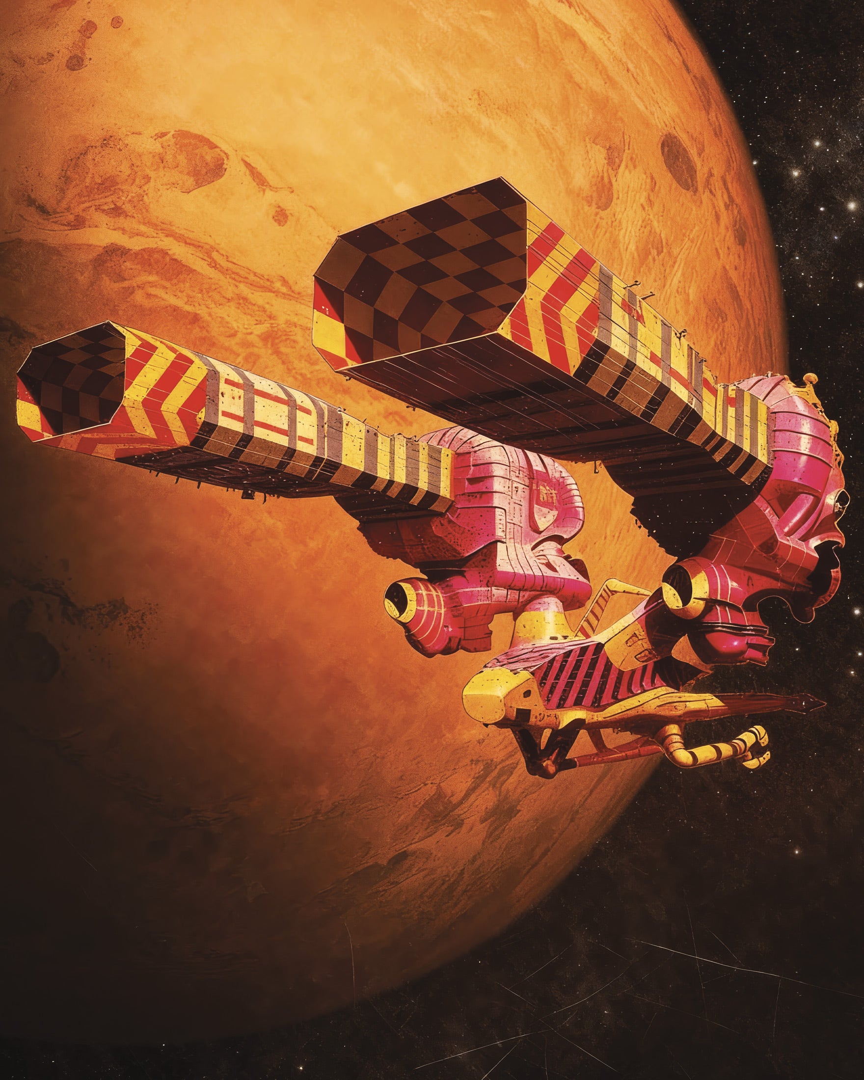 Poster Dune di Jodorowsky, stampa artistica Sci-Fi retrò