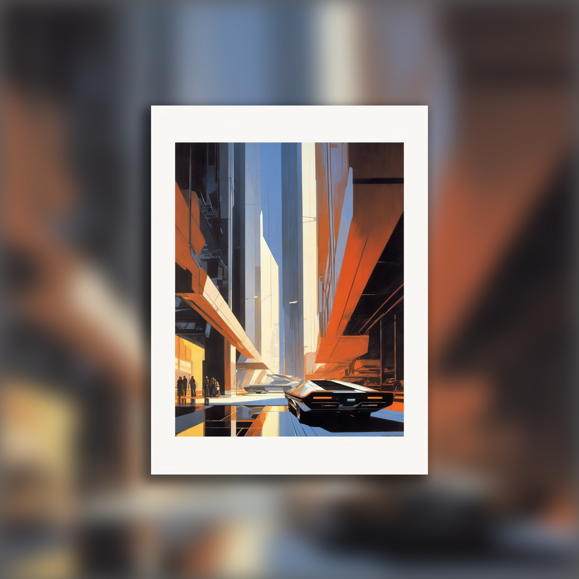 Design industriale americano futuristico - Poster