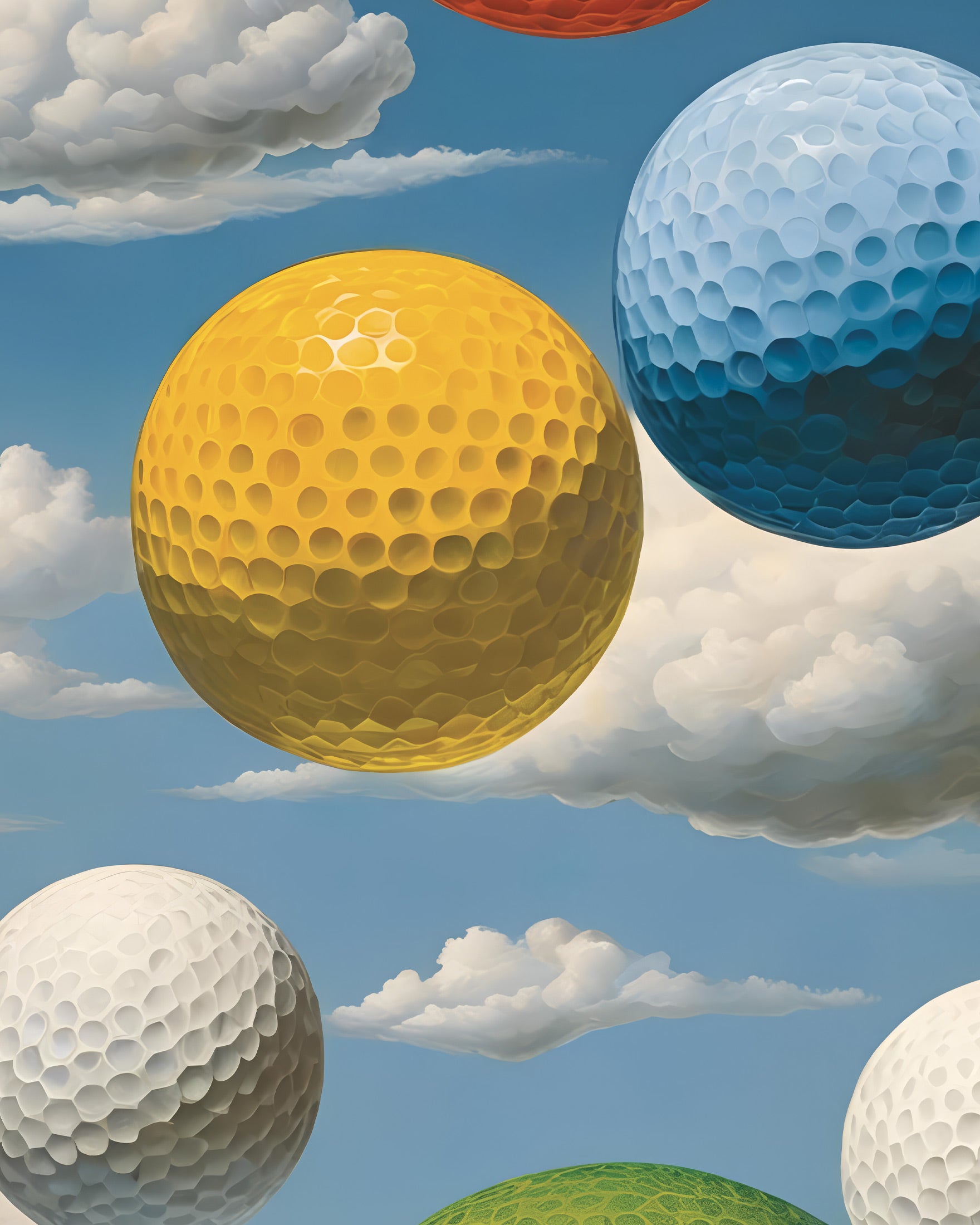 Golf worlds – Poster cielo surreale