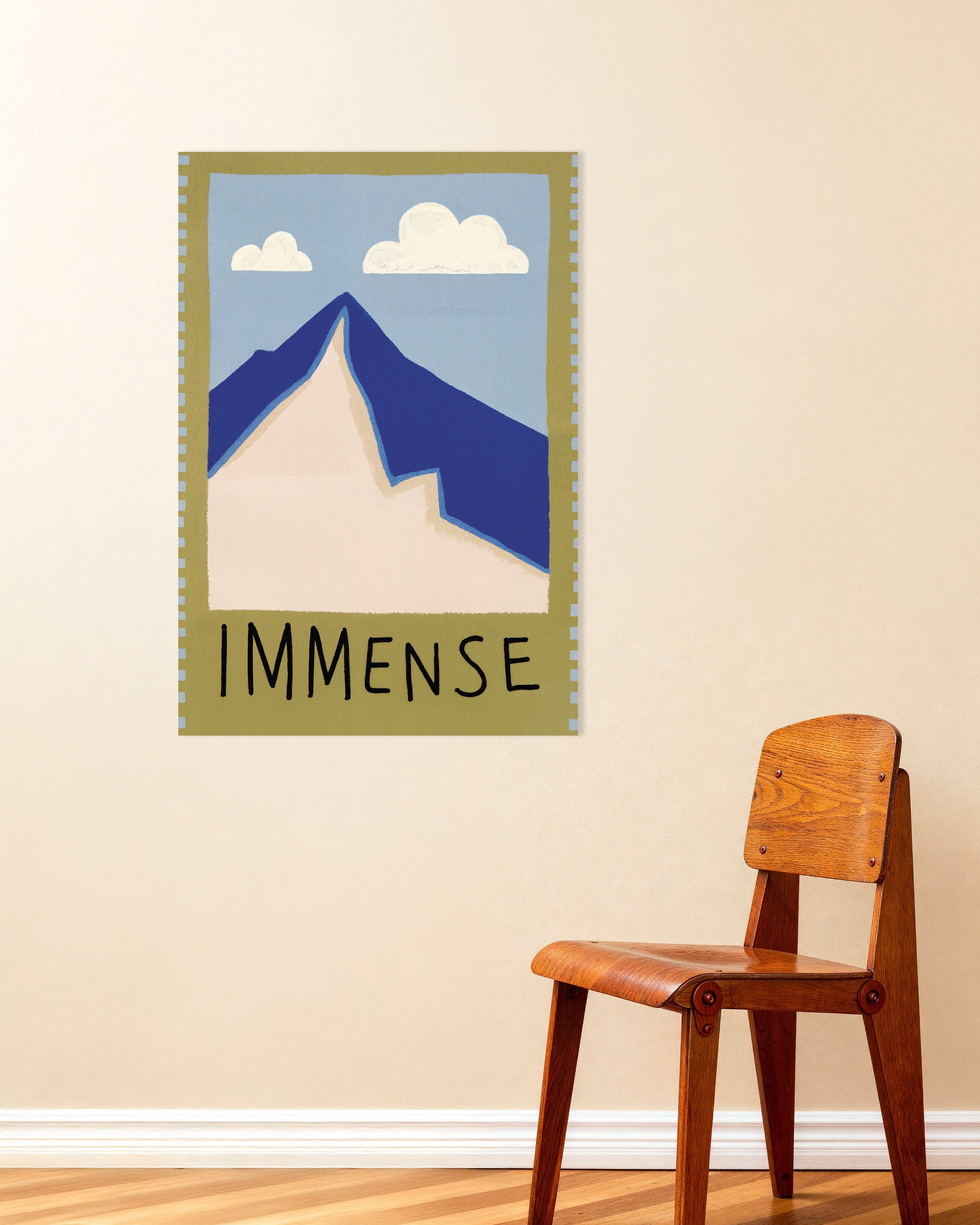 Poster of Immense - Typographic Poster