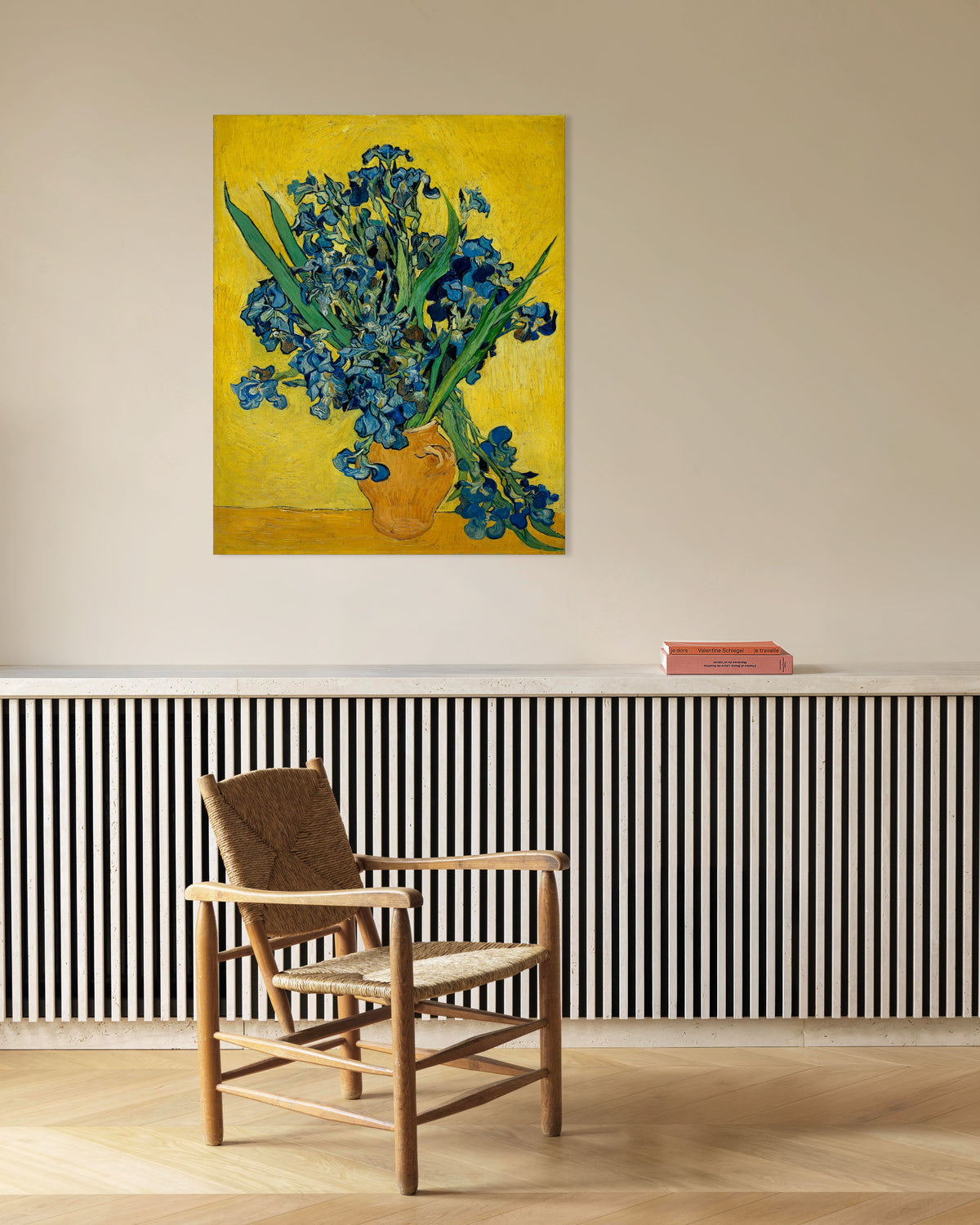 Poster di Iris in un vaso (1890) di Vincent van Gogh
