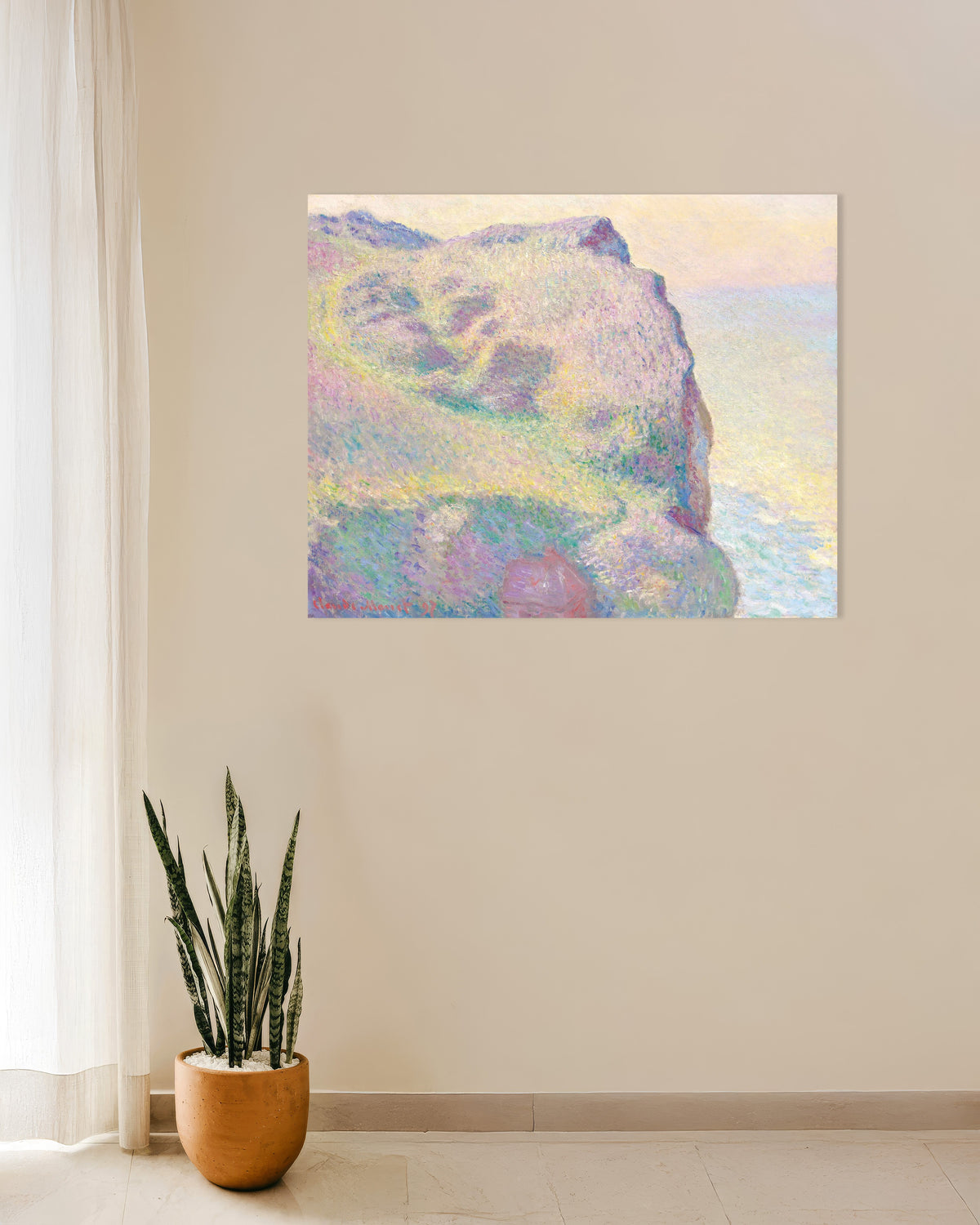 Affiche La Pointe du Petit Ailly (1897) de Claude Monet