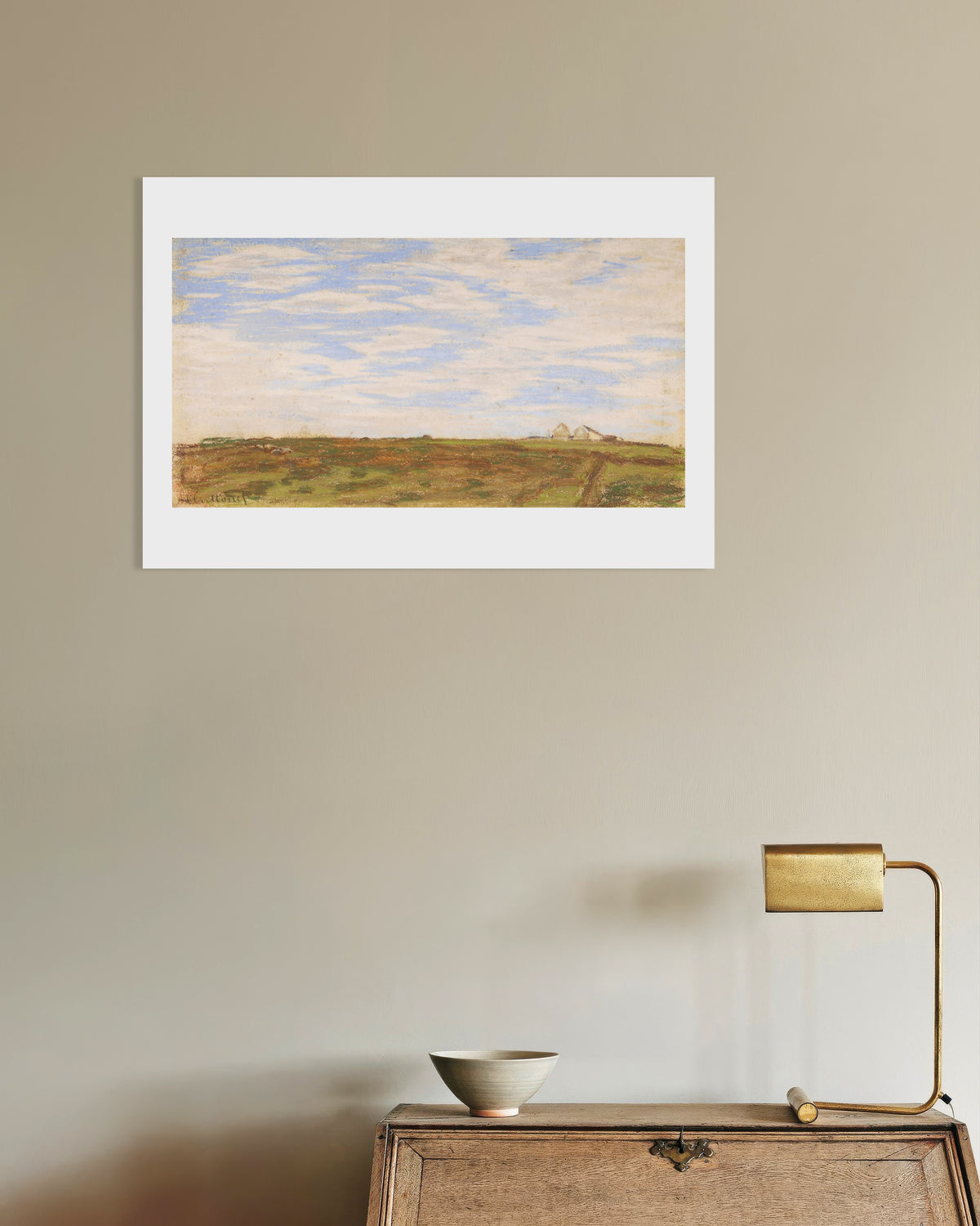 Affiche Paysage (1864–1866) de Claude Monet