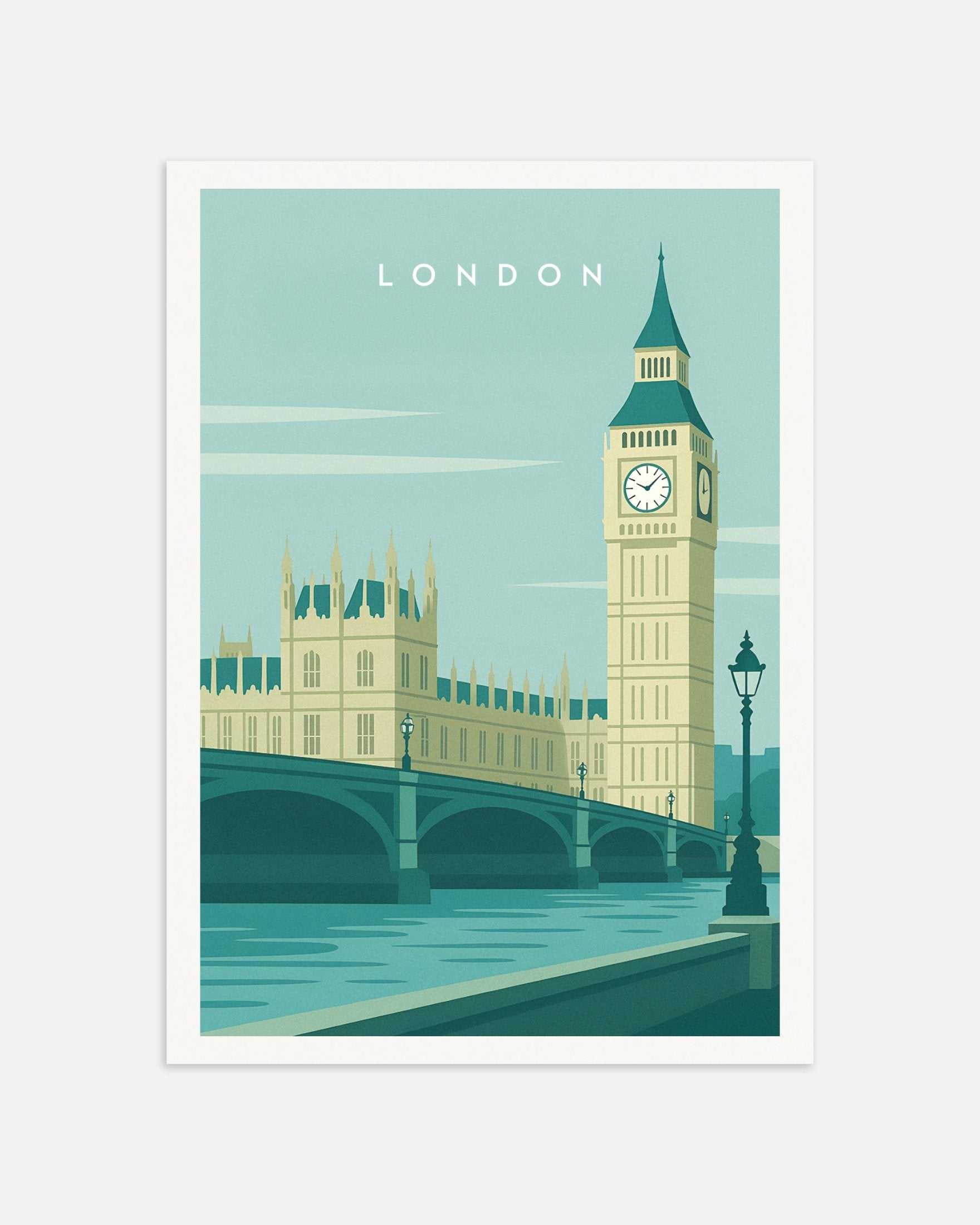 Poster of London Big Ben Wall Art Print, thumbnail