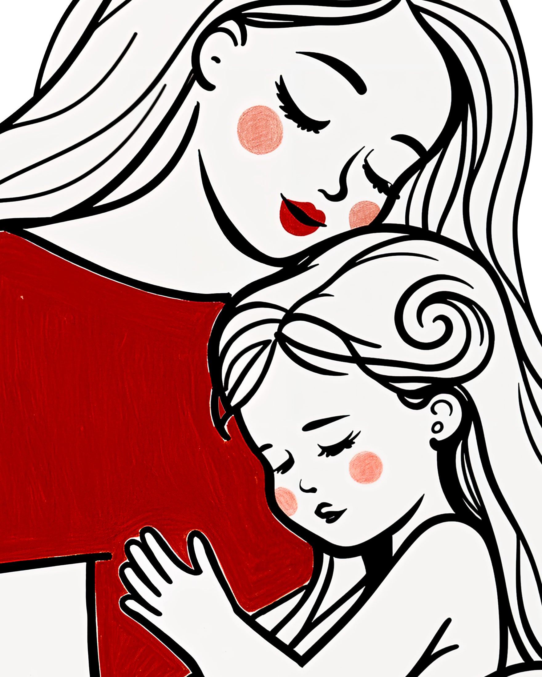 Frohe Muttertagsgeschenk, Mama ist das größte Glück - Poster