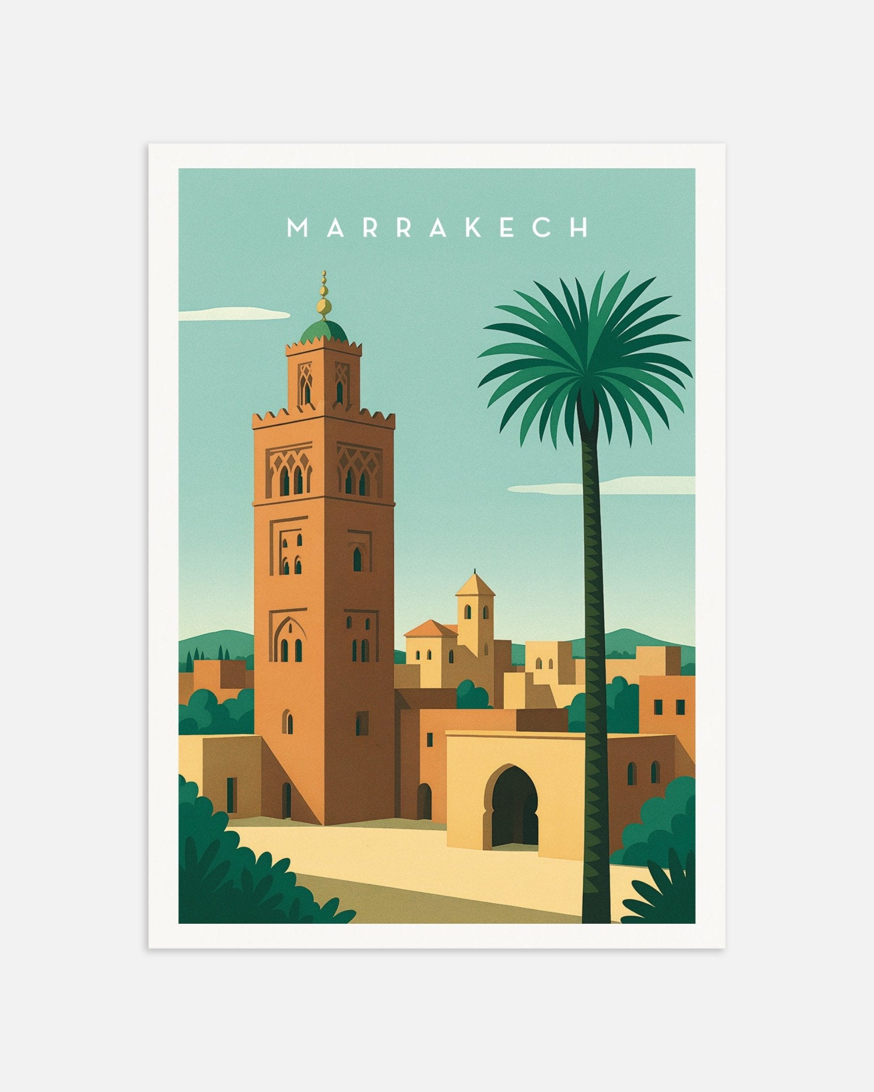 Poster of Marrakech Wall Art Print, thumbnail