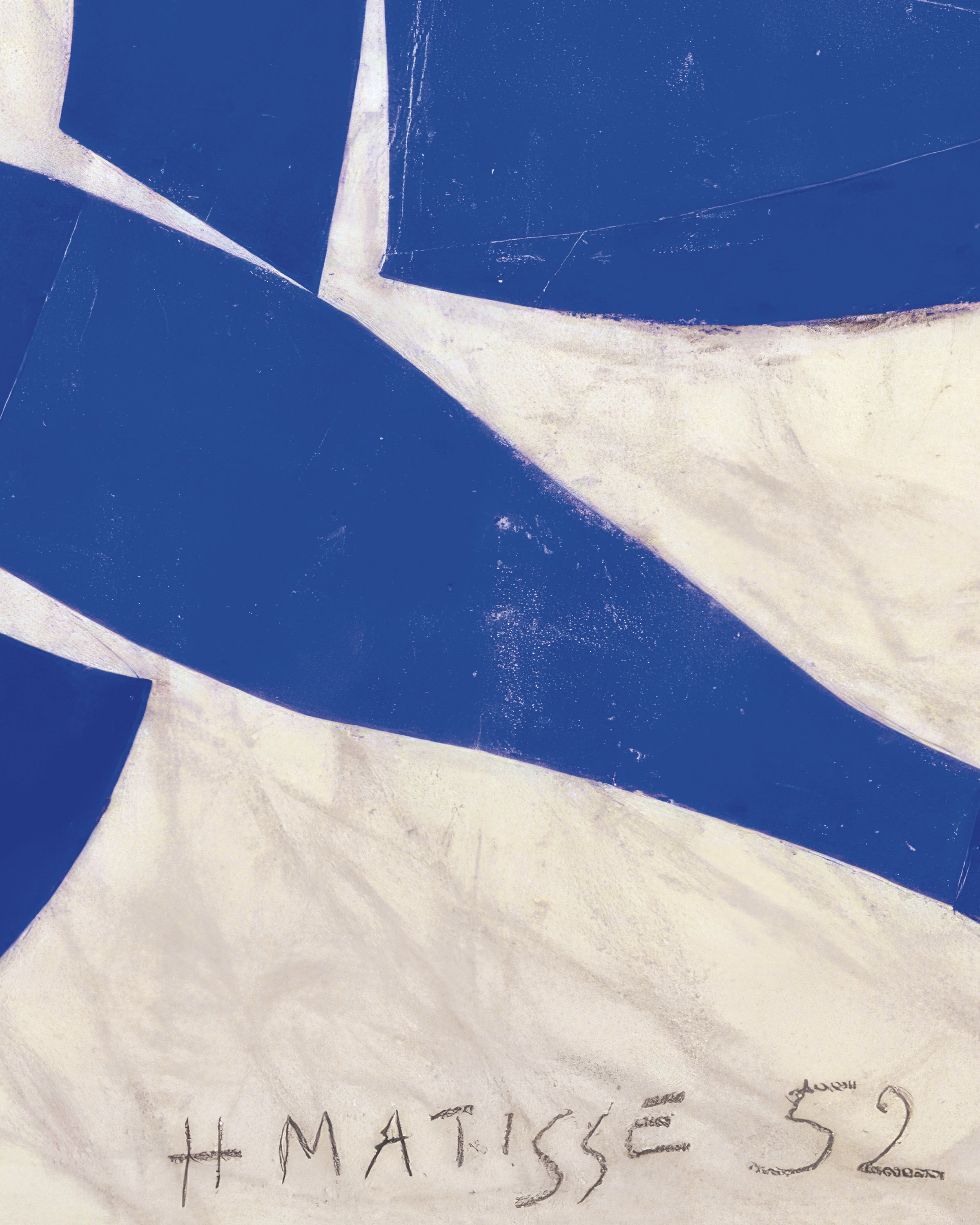 Ensemble d'impressions artistiques Matisse nu bleu, I à IV