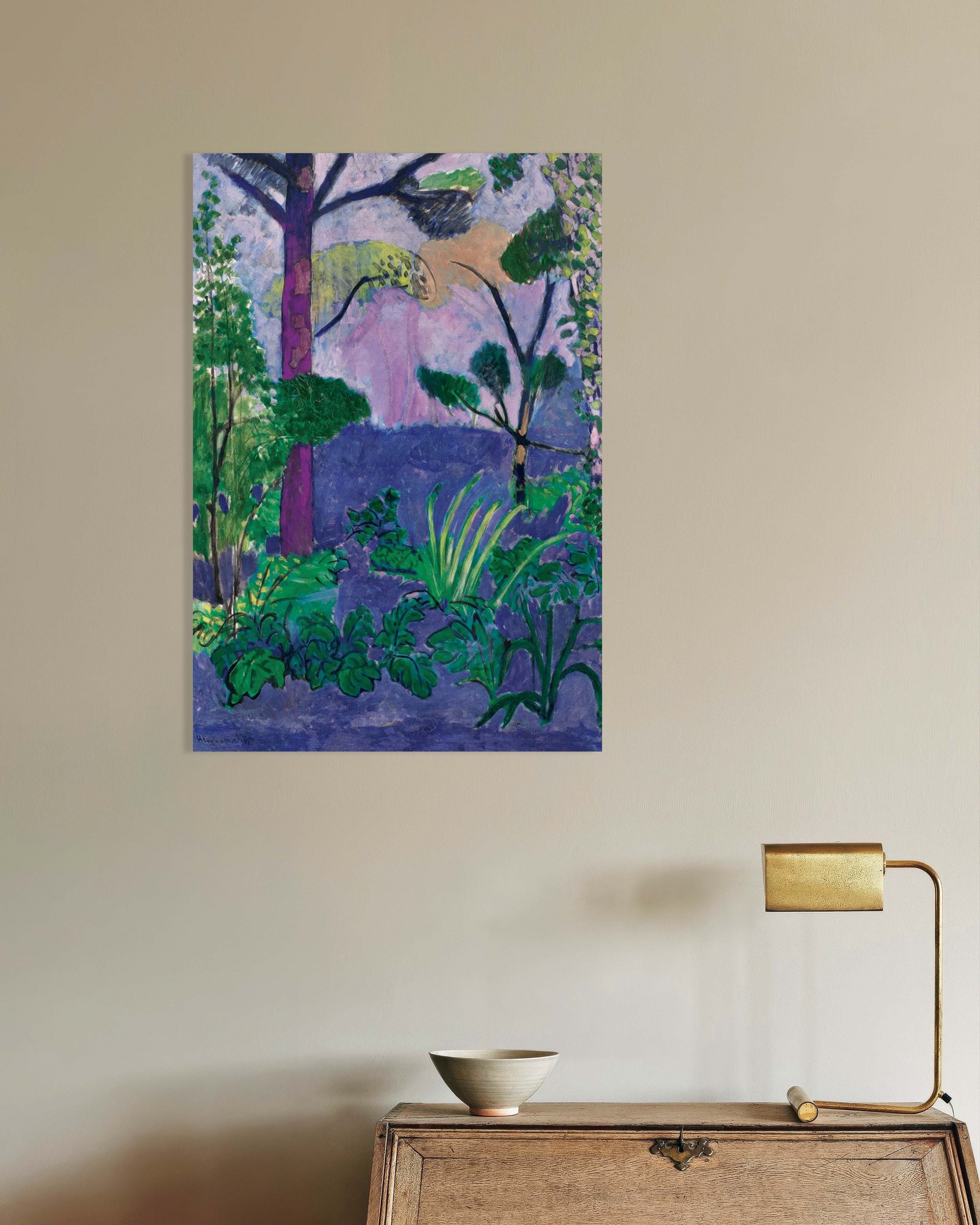 Poster of Moroccan landscape (Acanthus) 1912 by Henri Matisse - Poster