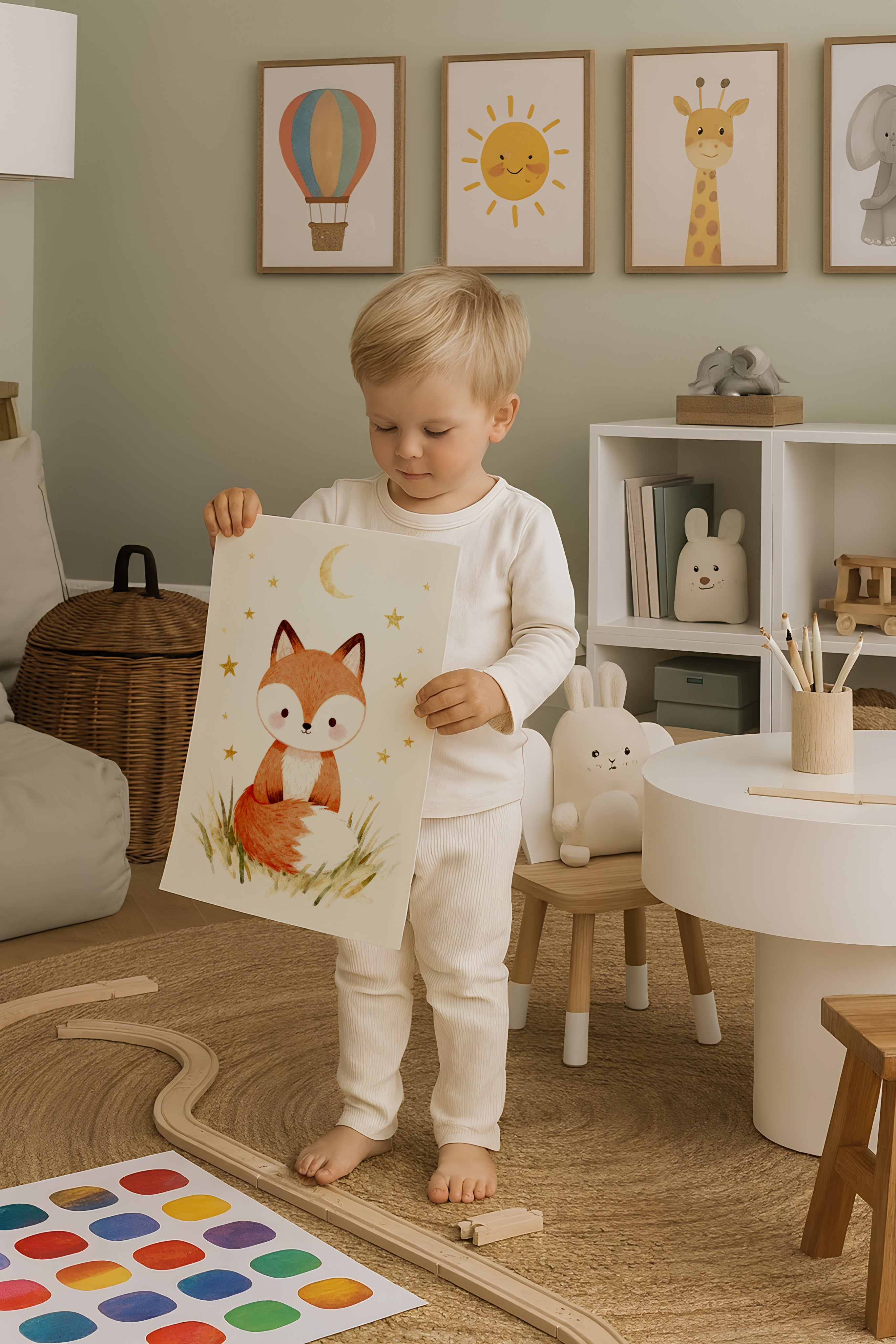Fuchs Poster – Kinderzimmer Wanddekoration
