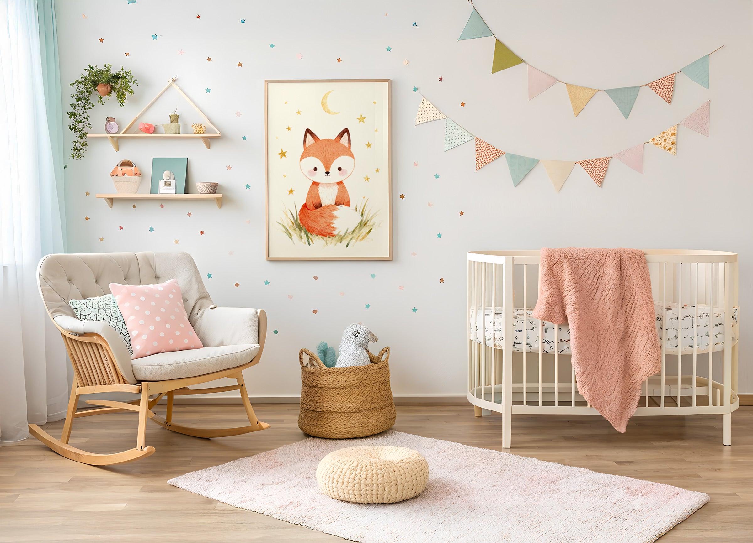 Fuchs Poster – Kinderzimmer Wanddekoration