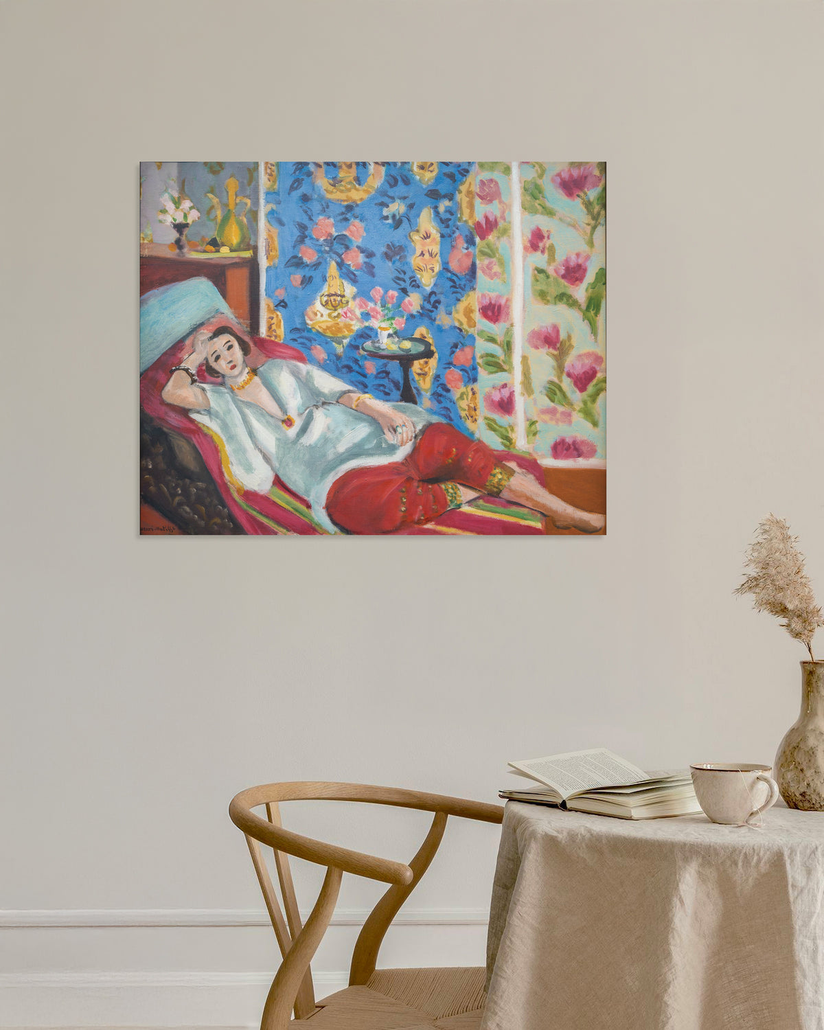 Poster représentant Odalisque aux culottes rouges (1924-1925) de Henri Matisse
