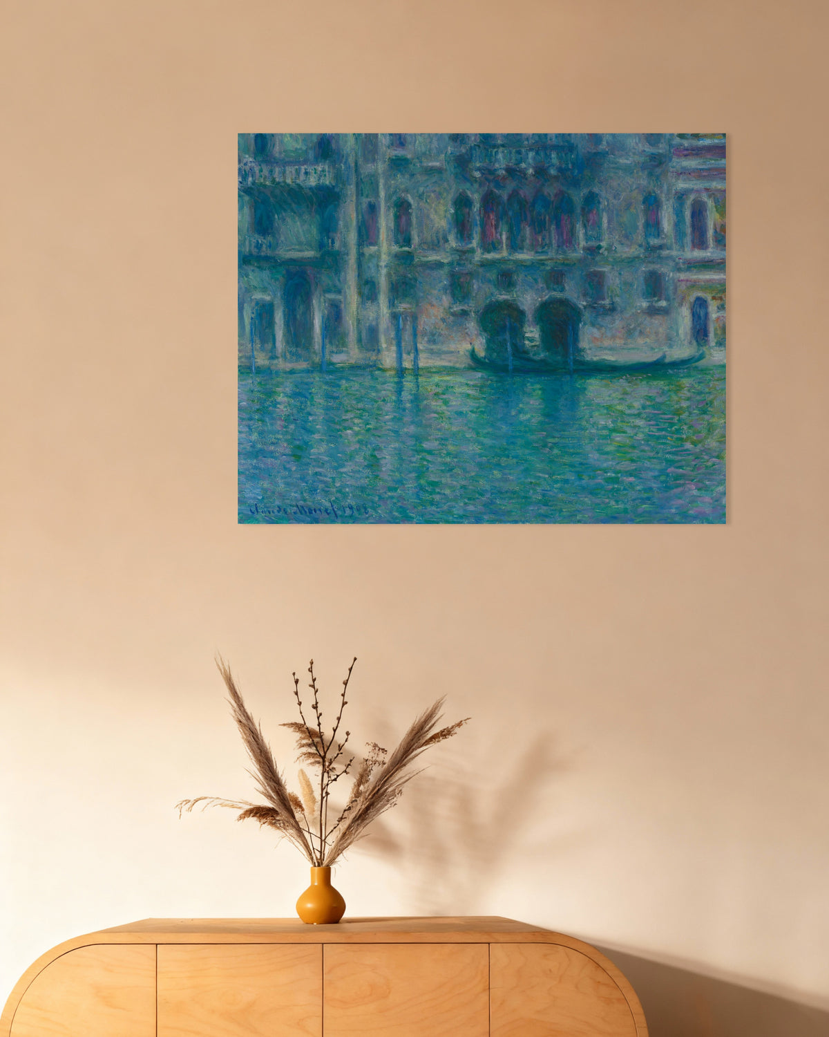 Affiche Le Palais da Mula, Venise (1908) de Claude Monet