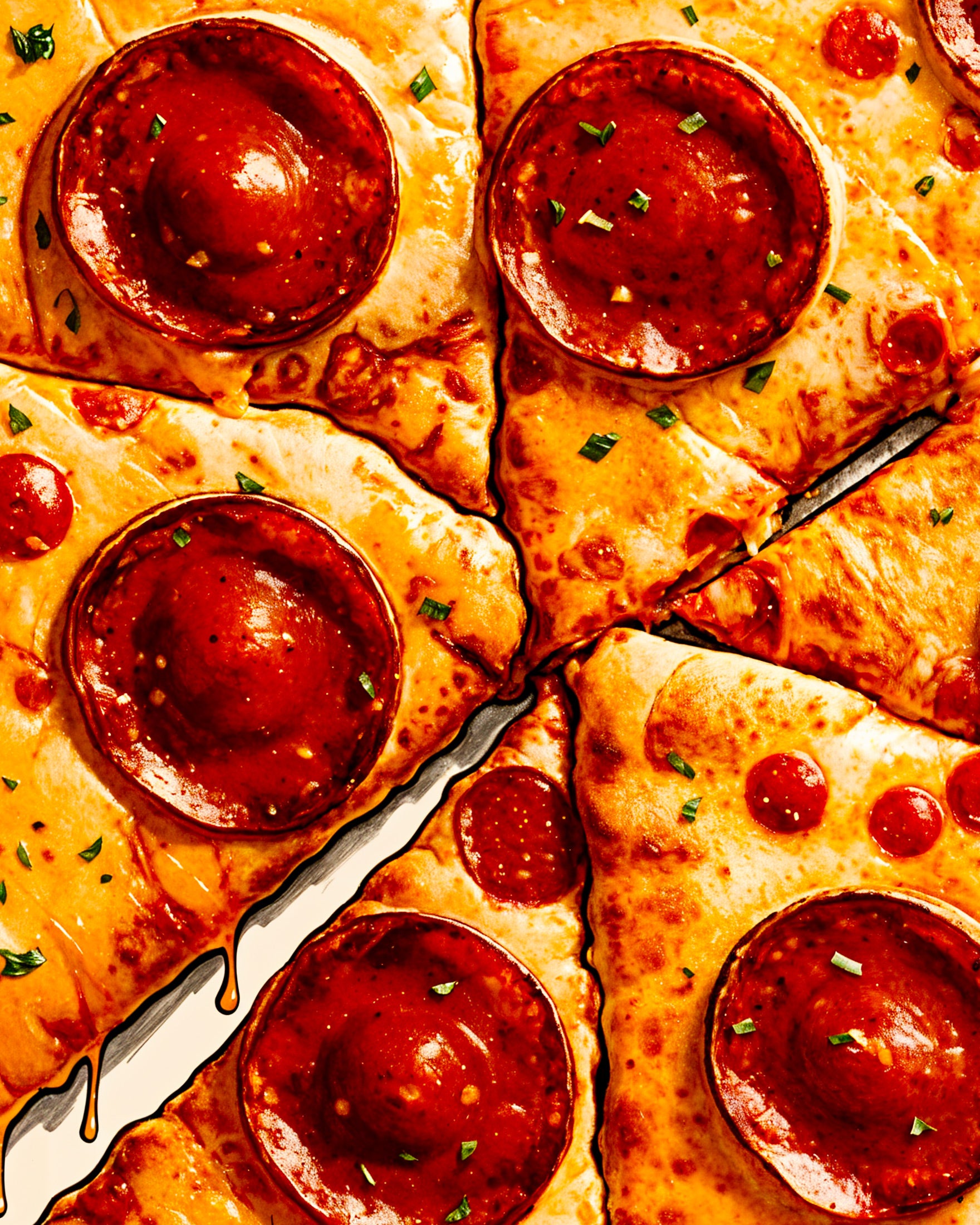 Pizza Pepperoni 02 - Poster