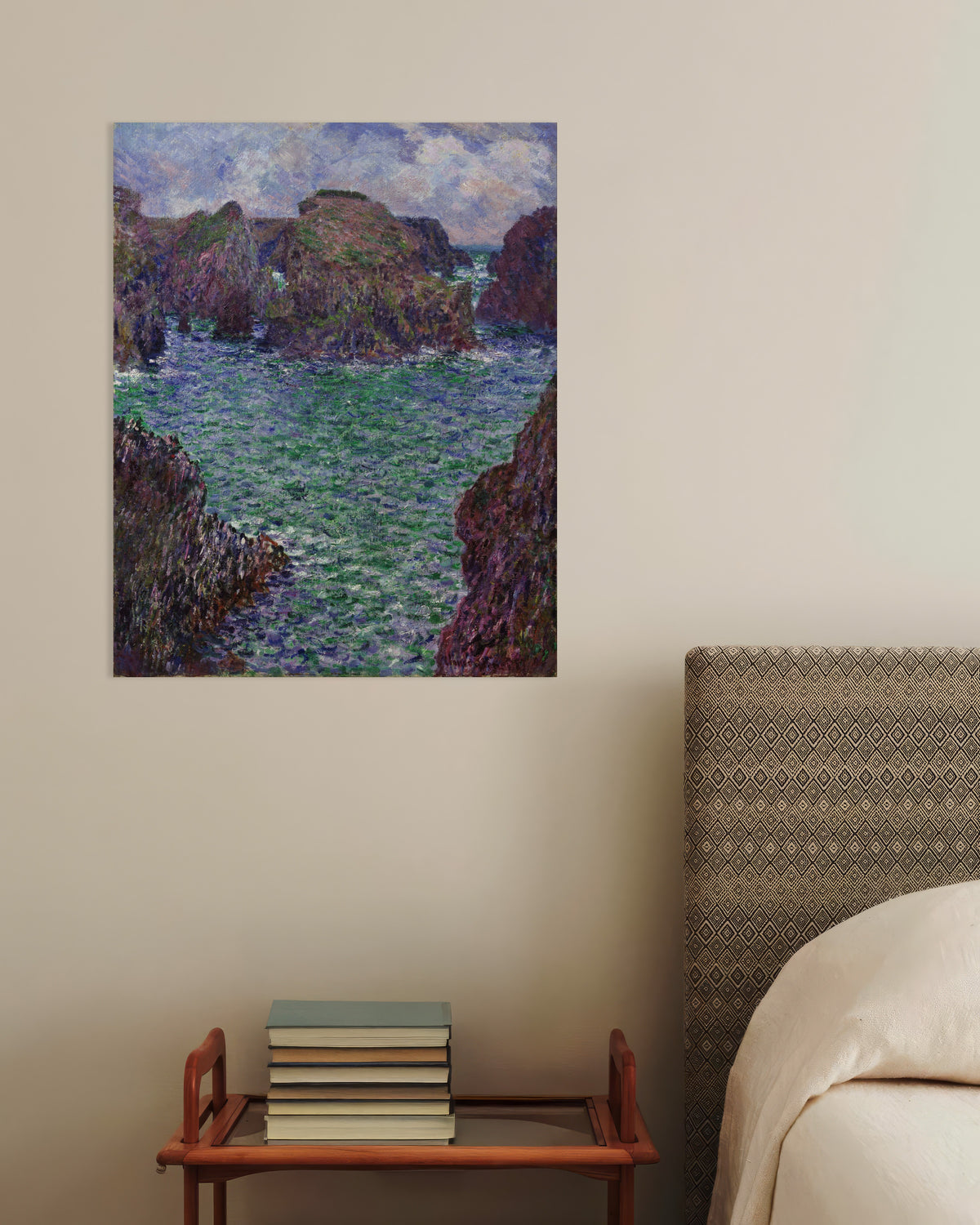 Affiche Port-Goulphar, Belle-Île (1887) de Claude Monet