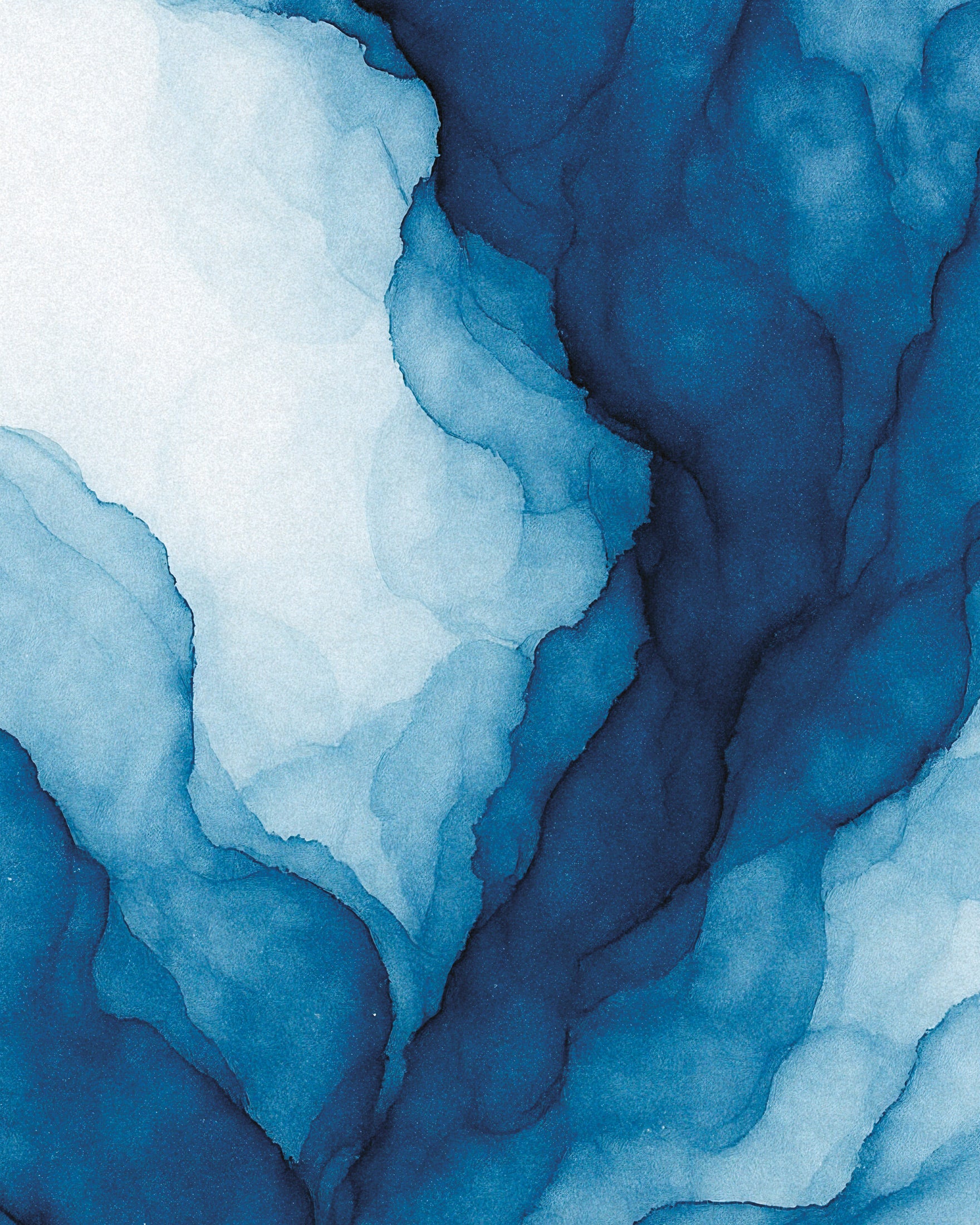 Ramifications - Affiche abstraite aquarelle