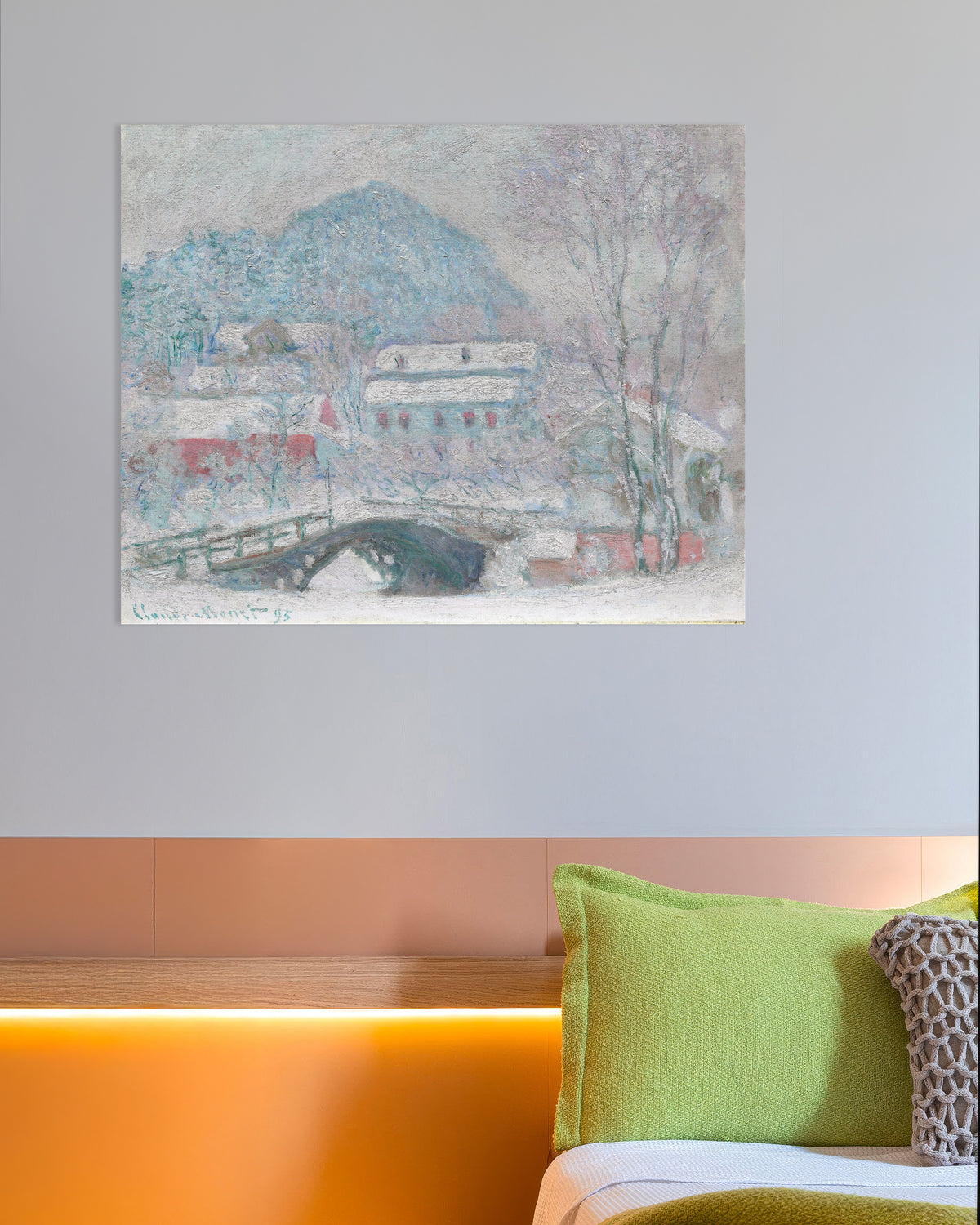 Affiche Sandvika, Norvège (1895) de Claude Monet