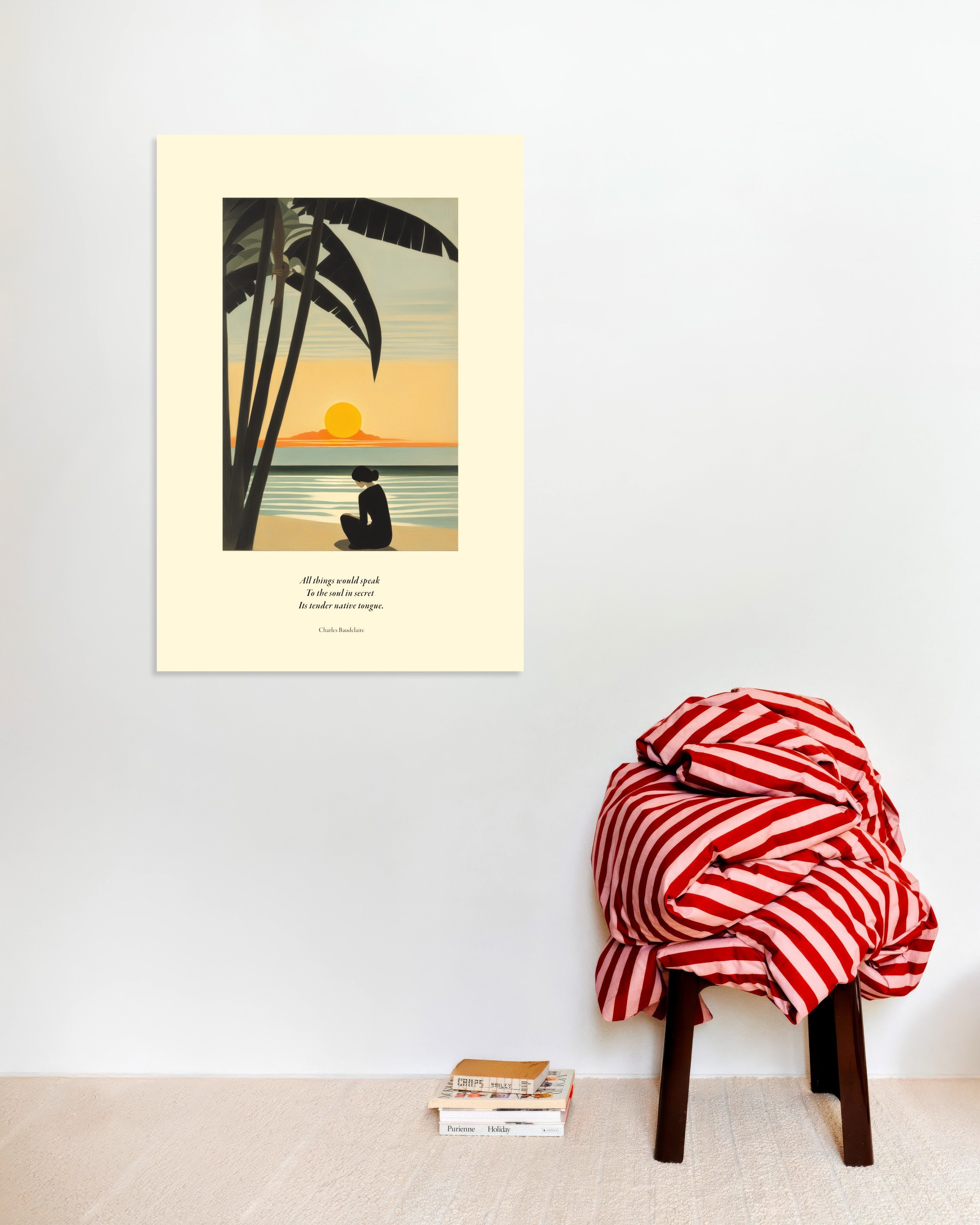 Poster of Soul's language, Baudelaire