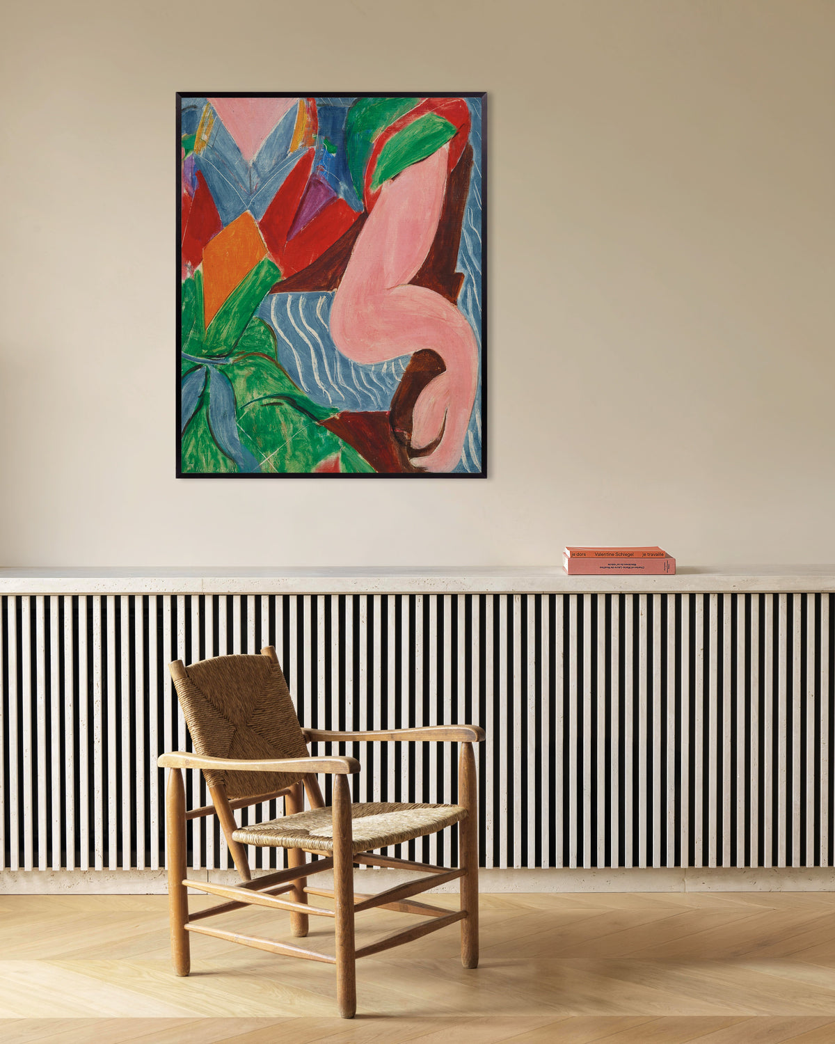 Poster de Le Bras (1938) de Henri Matisse, avec un cadre en métal