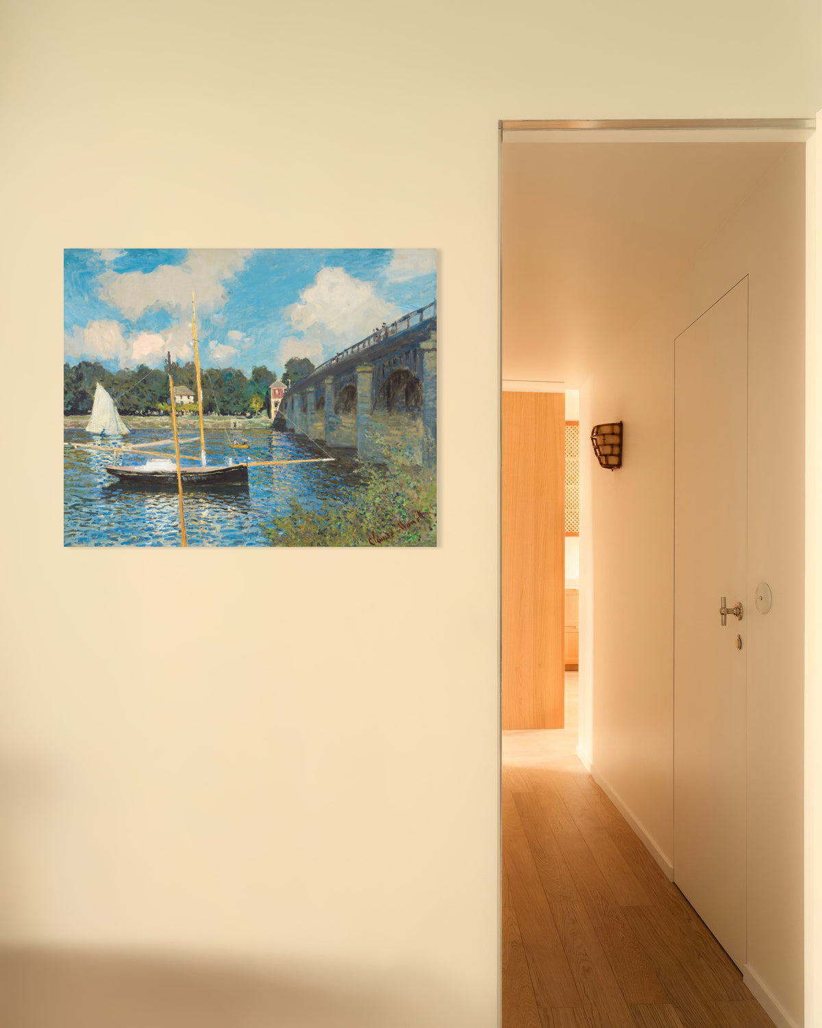 Poster Il ponte ad Argenteuil (1874) di Claude Monet