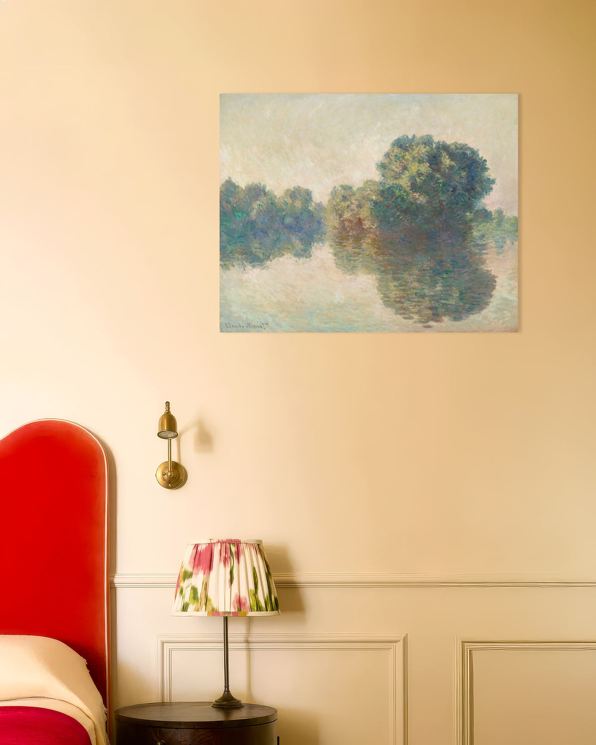 Poster Die Seine bei Giverny (1897) von Claude Monet