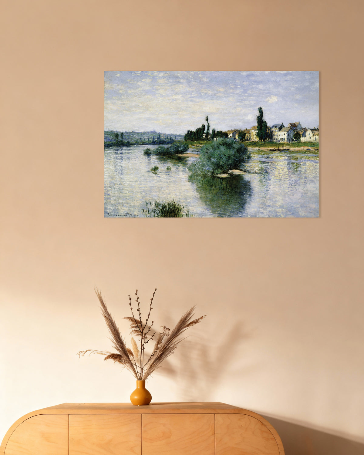 Affiche La Seine à Lavacourt (1880) de Claude Monet