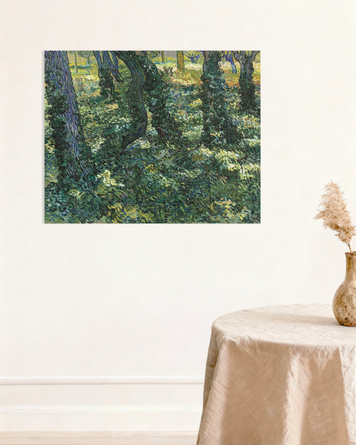 Poster di Sottobosco (1887) di Vincent van Gogh