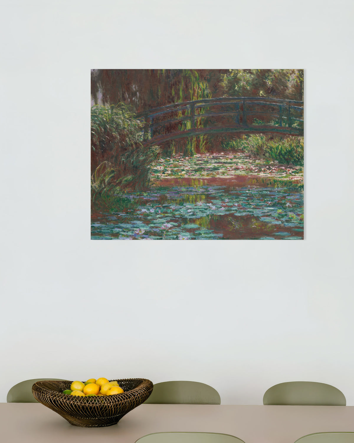 Poster Der Seerosenteich (1900) von Claude Monet