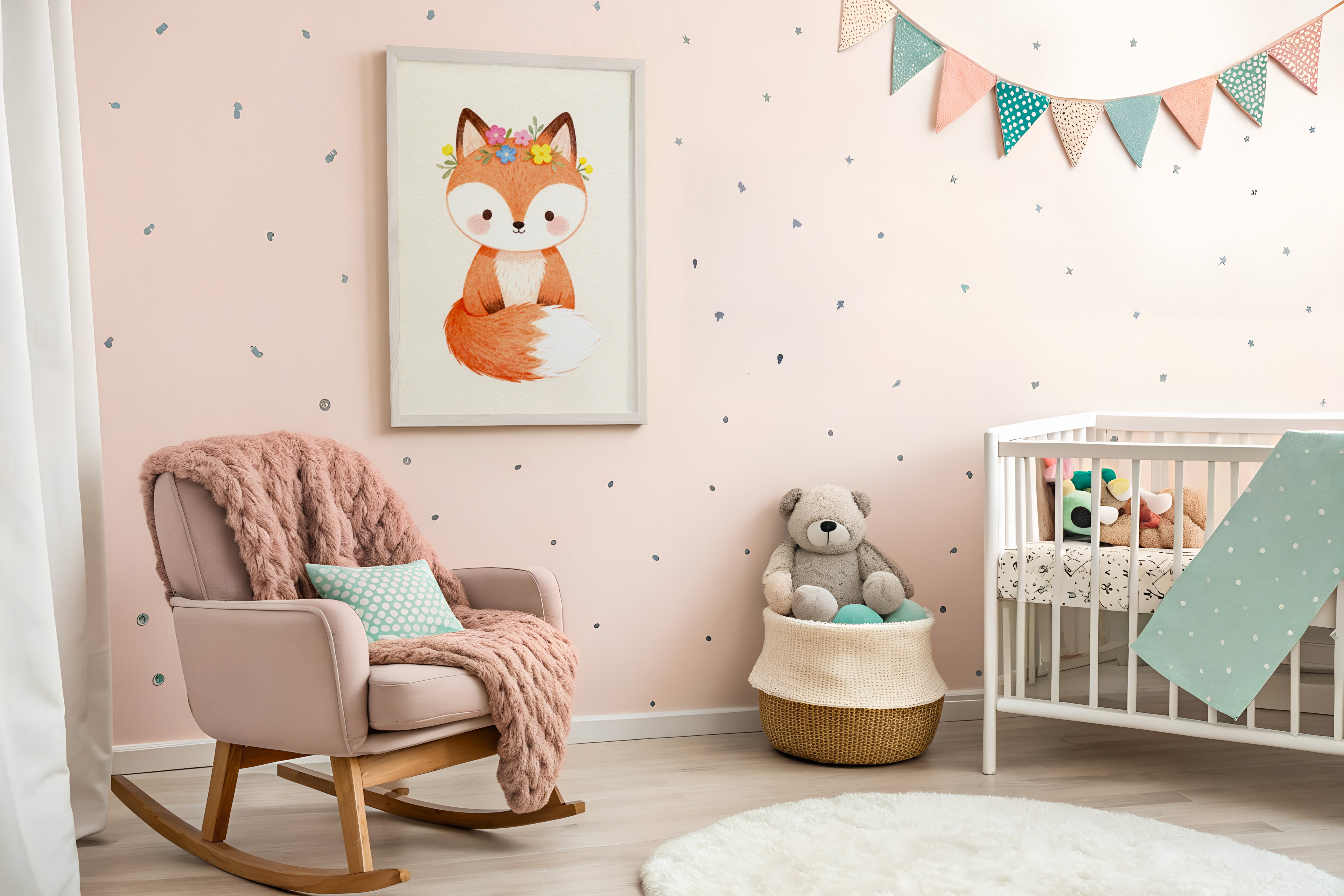 Fuchs Poster – Kinderzimmer Wanddekoration