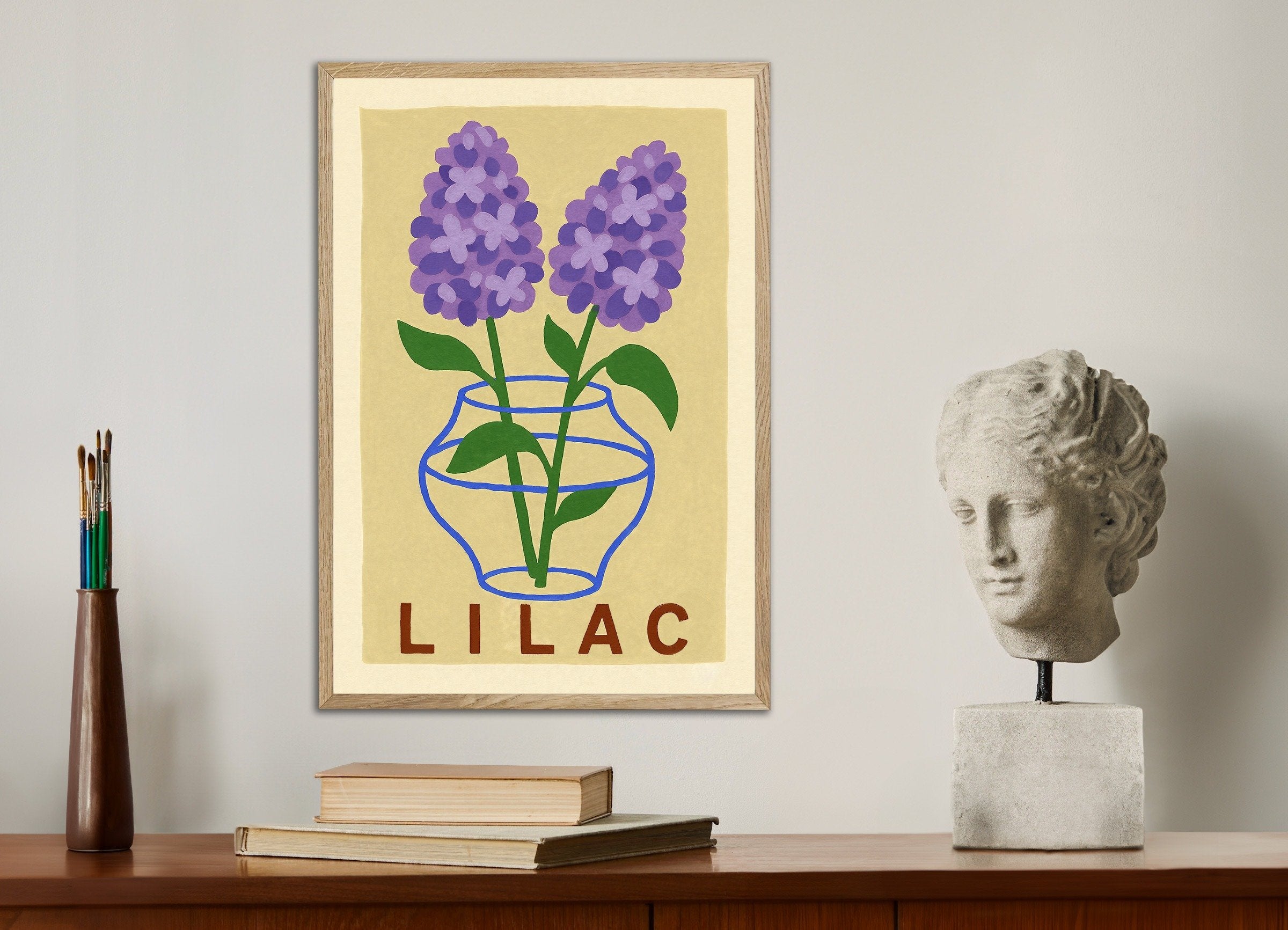Stampa lilla Poster