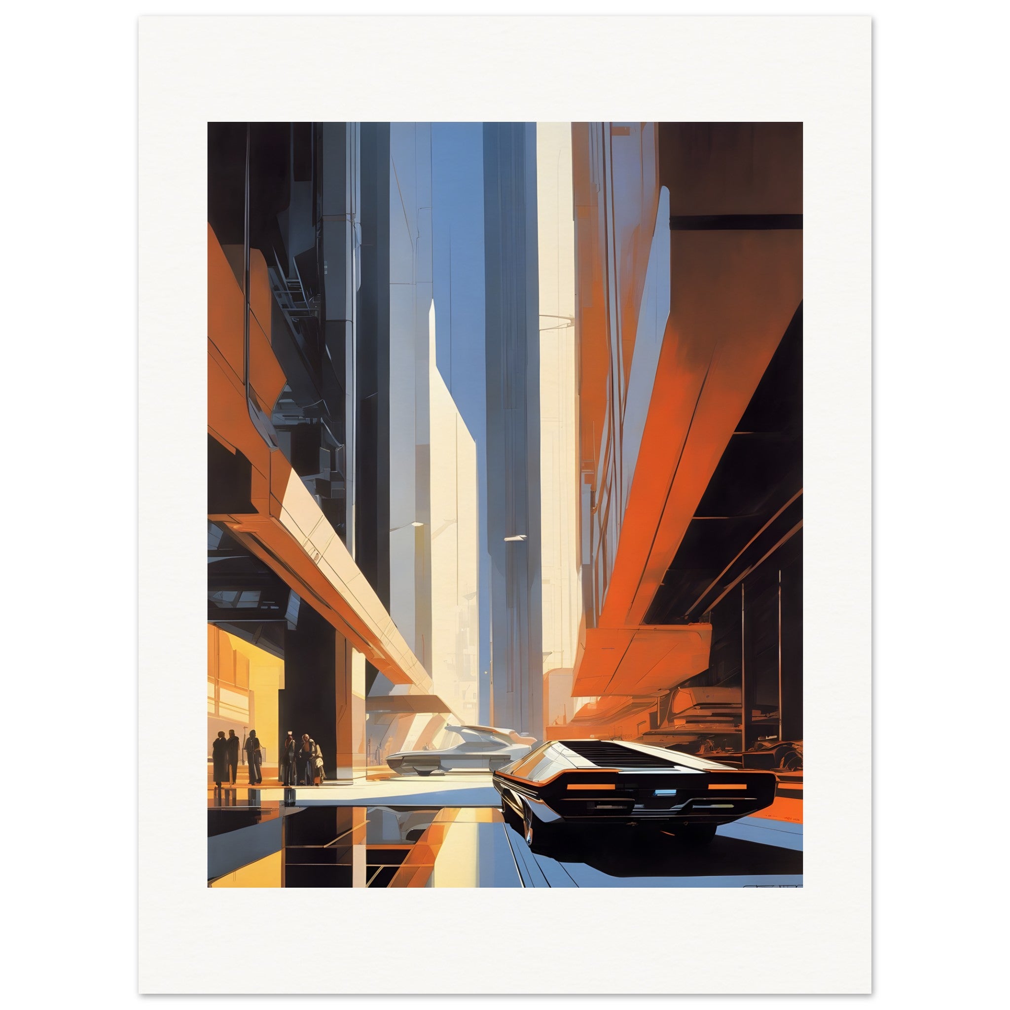 Design industriale americano futuristico - Poster