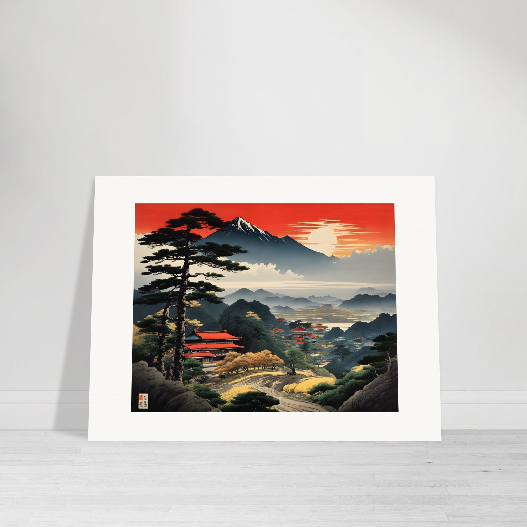 Poster Paysage Japonais