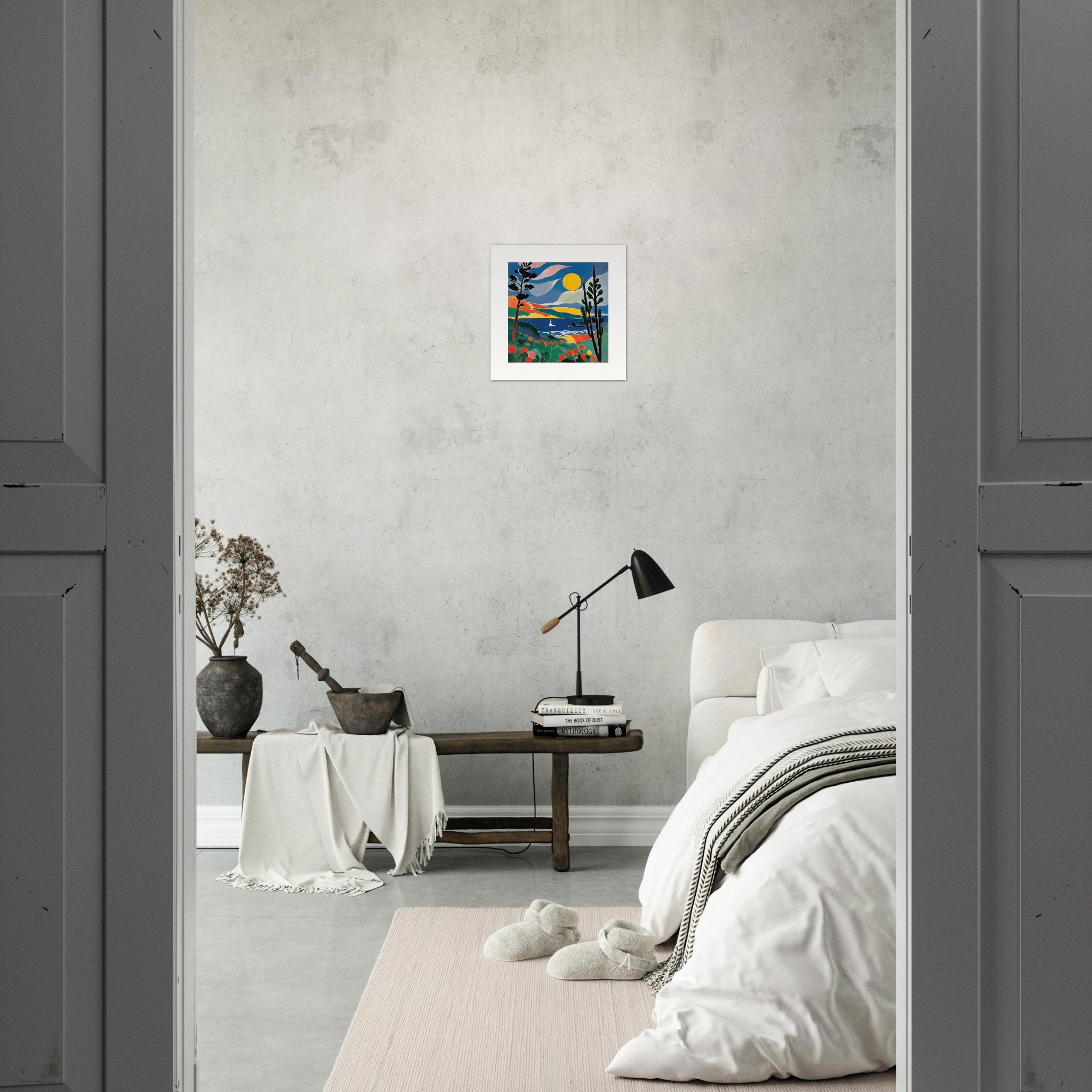 Formes expressives et abstraites, sensibilité décorative, Lune - Affiche