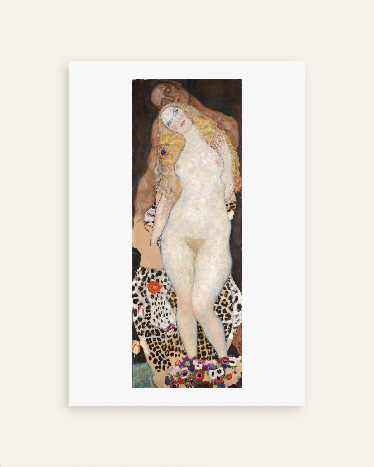 Affiche Adam et Ève (1917–1918) de Gustav Klimt, miniature