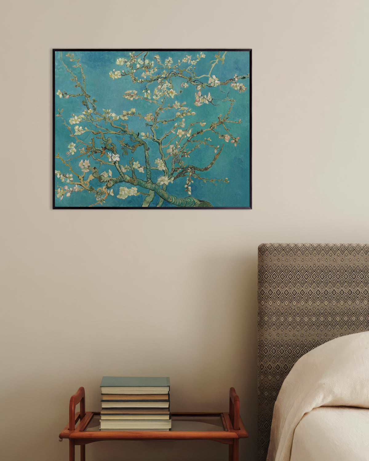 Poster „Mandelblüte (1890) von Vincent van Gogh“ mit Metallrahmen