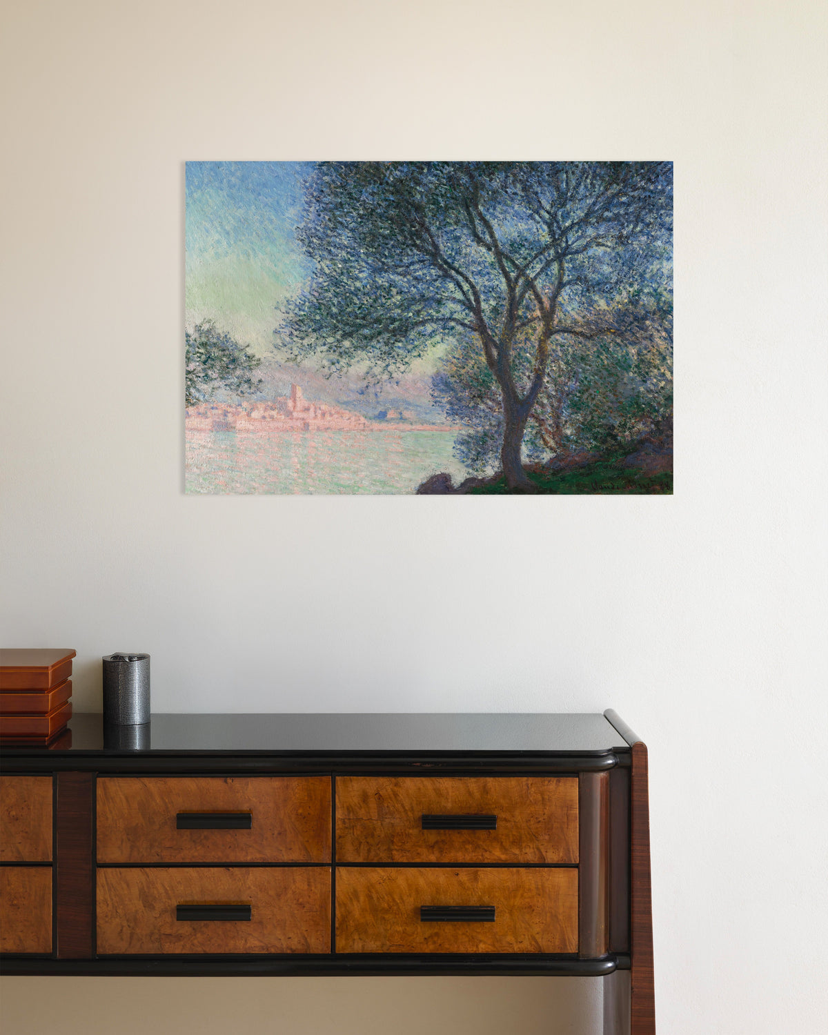 Affiche Antibes vue de la Salis (1888) de Claude Monet
