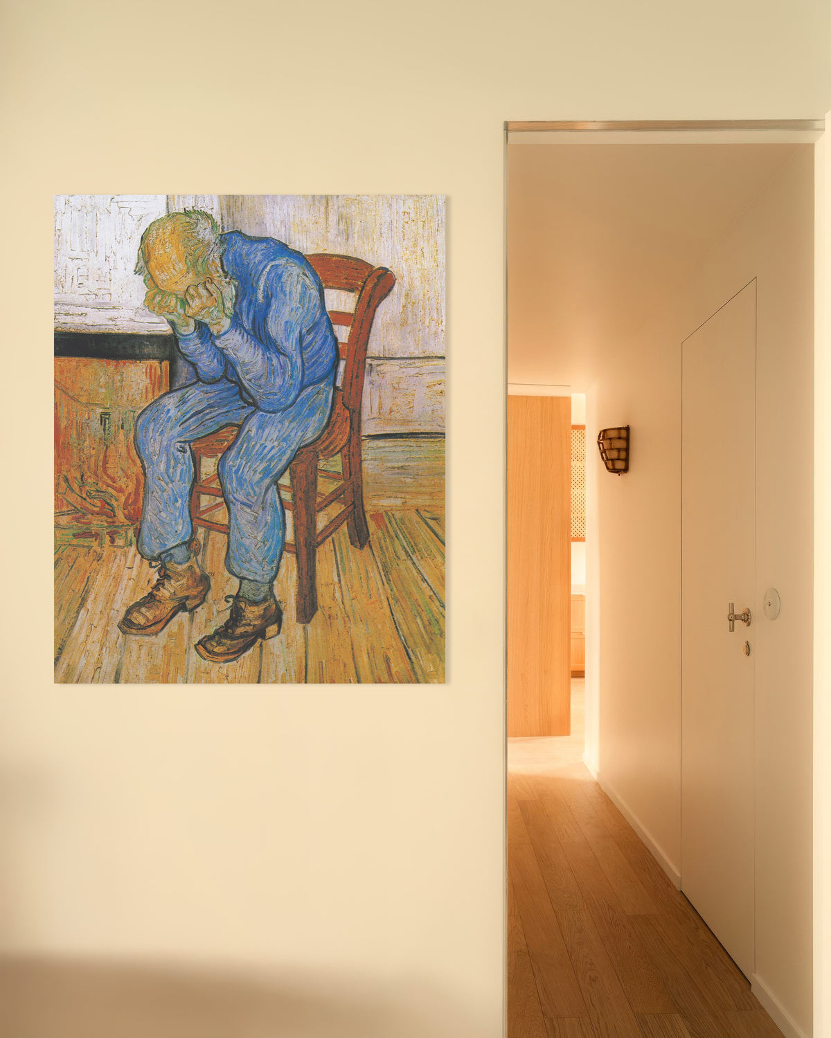 Poster „Am Tor der Ewigkeit (1890) von Vincent van Gogh“