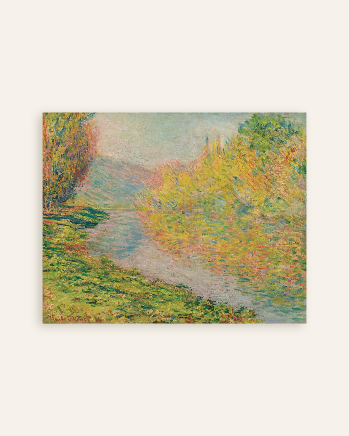 Affiche Automne à Jeufosse (1884) de Claude Monet, miniature