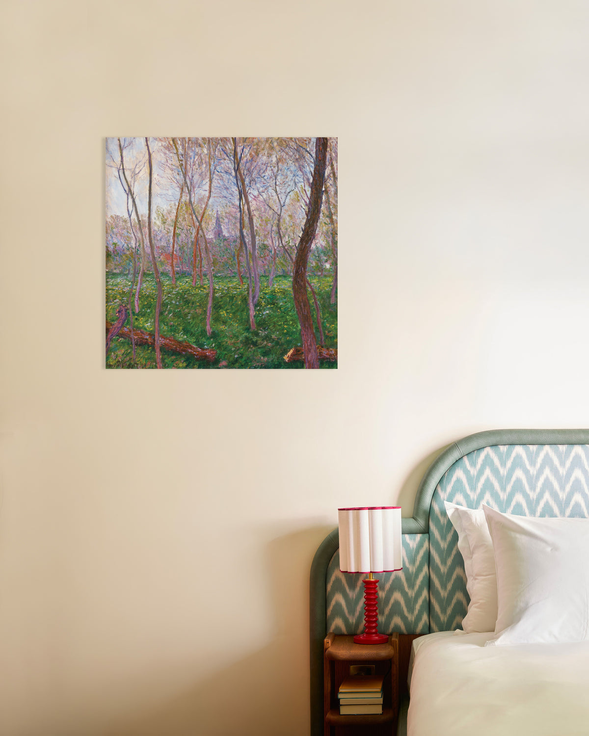 Poster Bennecourt (1887) von Claude Monet